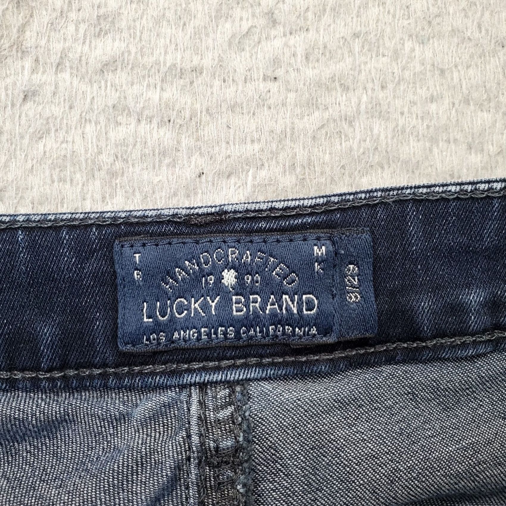 Lucky Brand Lucky Brand Sasha Jeans Women's 8/29 Navy Low Rise 5-Pocket Design Skinny Denim (Size 28) Womens Size 30" / US 8 / IT 44 - 7 Thumbnail