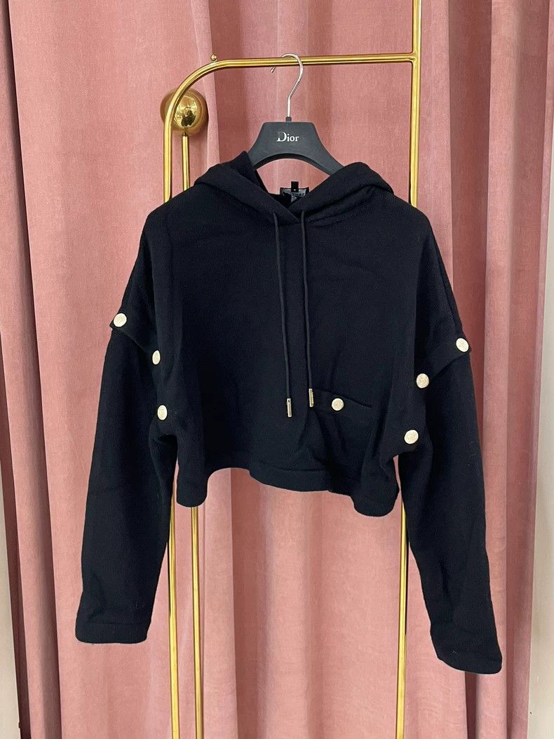 Chanel Chanel Black detachable hooded sweater Size XS / US 0-2 / IT 36-38 - 1 Thumbnail