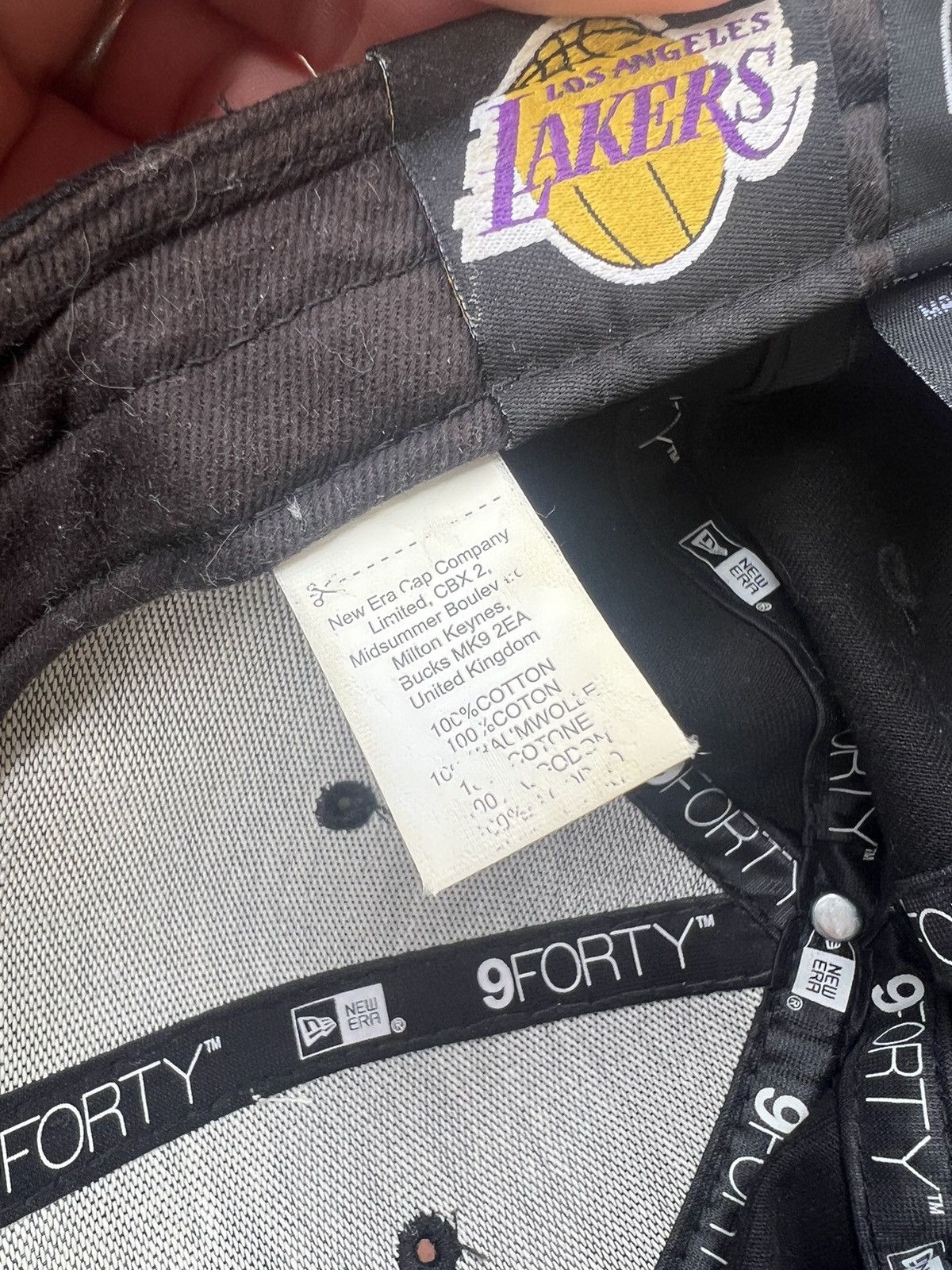 NBA Los Angeles Lakers New Era Cap Size ONE SIZE - 5 Thumbnail