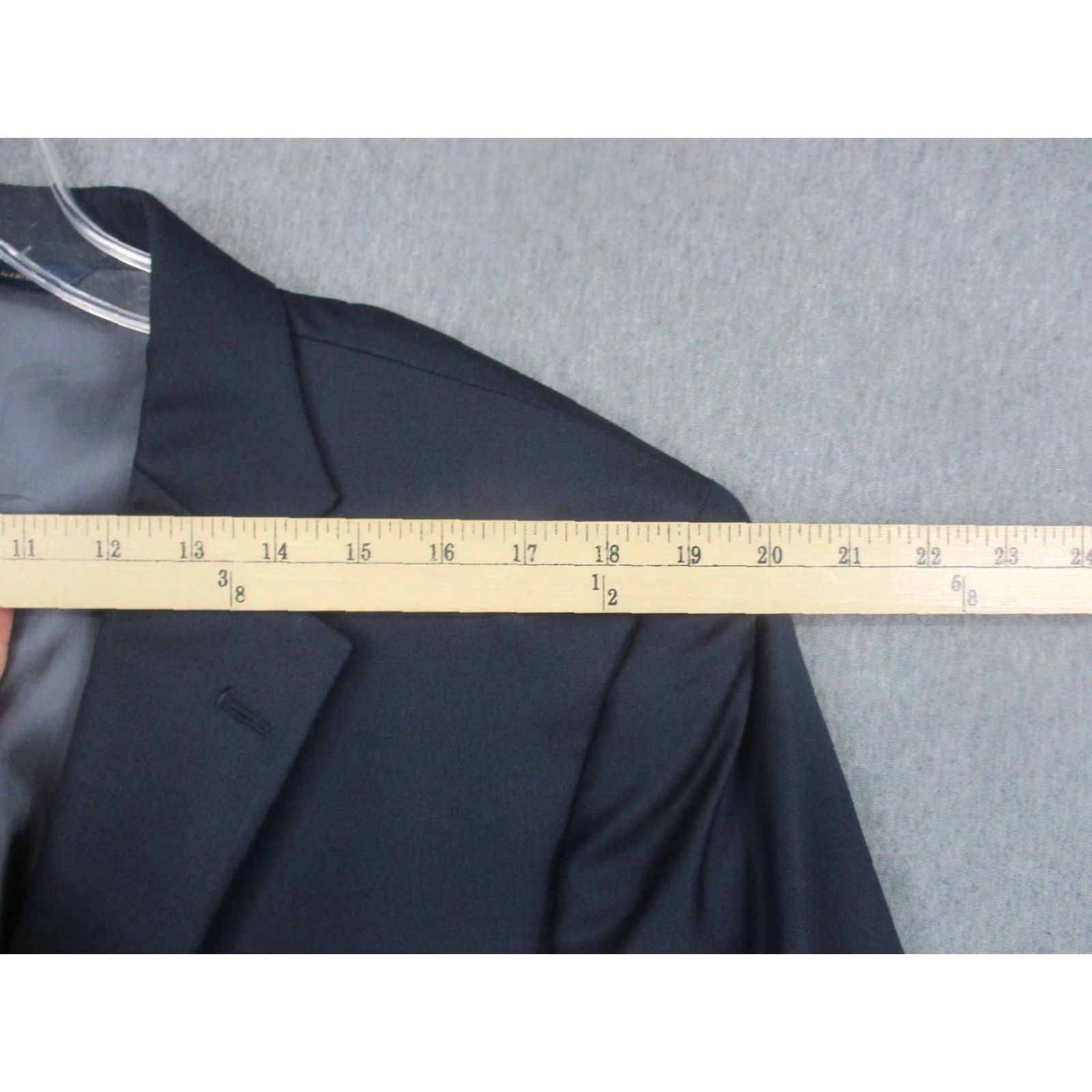 Brooks Brothers Brooks Brothers Blazer Mens 42L Navy Wool Regent Fit Two Button Suit Jacket Blazer Long Notch Lapel Two-Button Front Wool Size 42R - 6 Thumbnail