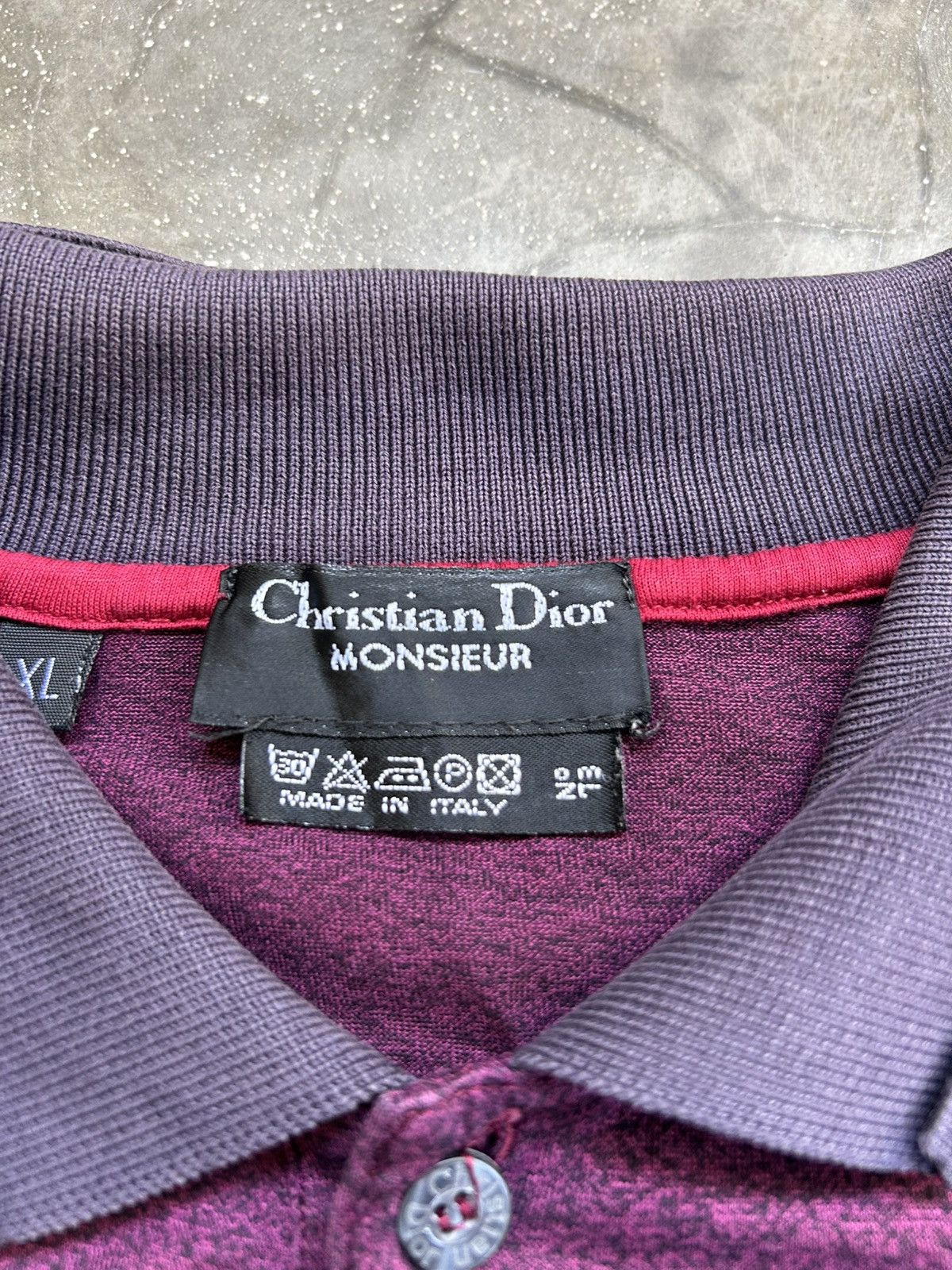 Christian Dior Monsieur Vintage Y2K Christian Dior Monsieur Long Sleeve Polo Shirt Size US XL / EU 56 / 4 - 5 Thumbnail