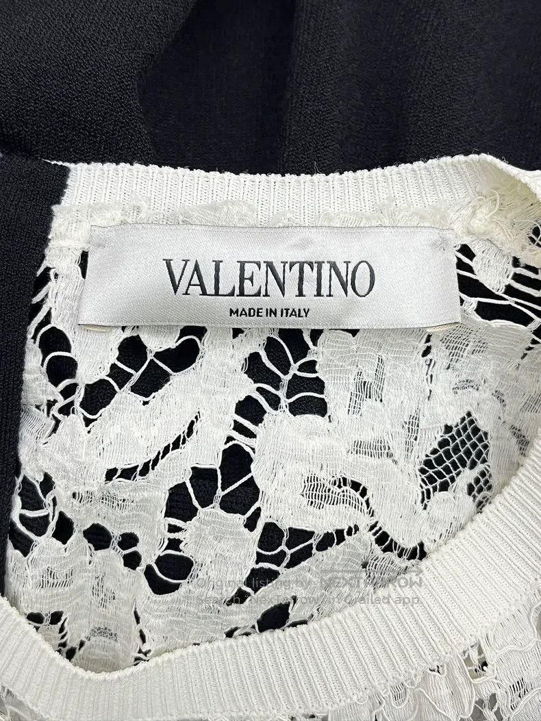 Valentino Valentino Black patchwork dress Size S / US 4 / IT 40 - 4 Thumbnail