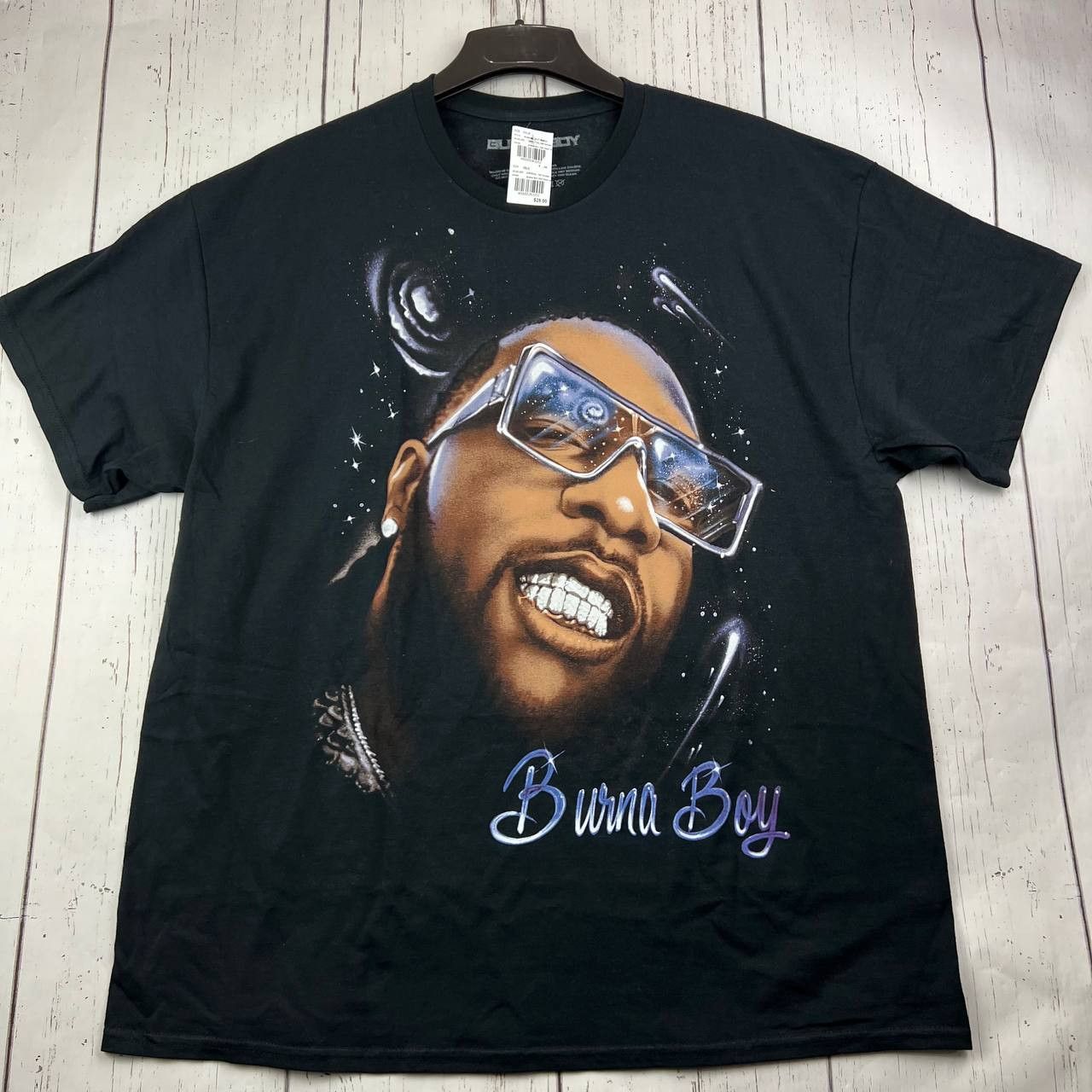Other Burna Boy One Night in Space 2XL Shirt Short Sleeve New Men Size US XXL / EU 58 / 5 - 1 Thumbnail