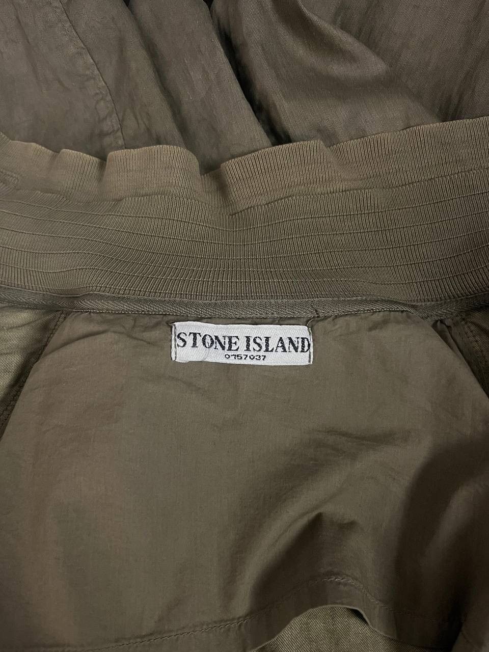 Stone Island Stone Island Vintage Garment Dyed Lino Jacket Khaki Size US XL / EU 56 / 4 - 14 Thumbnail