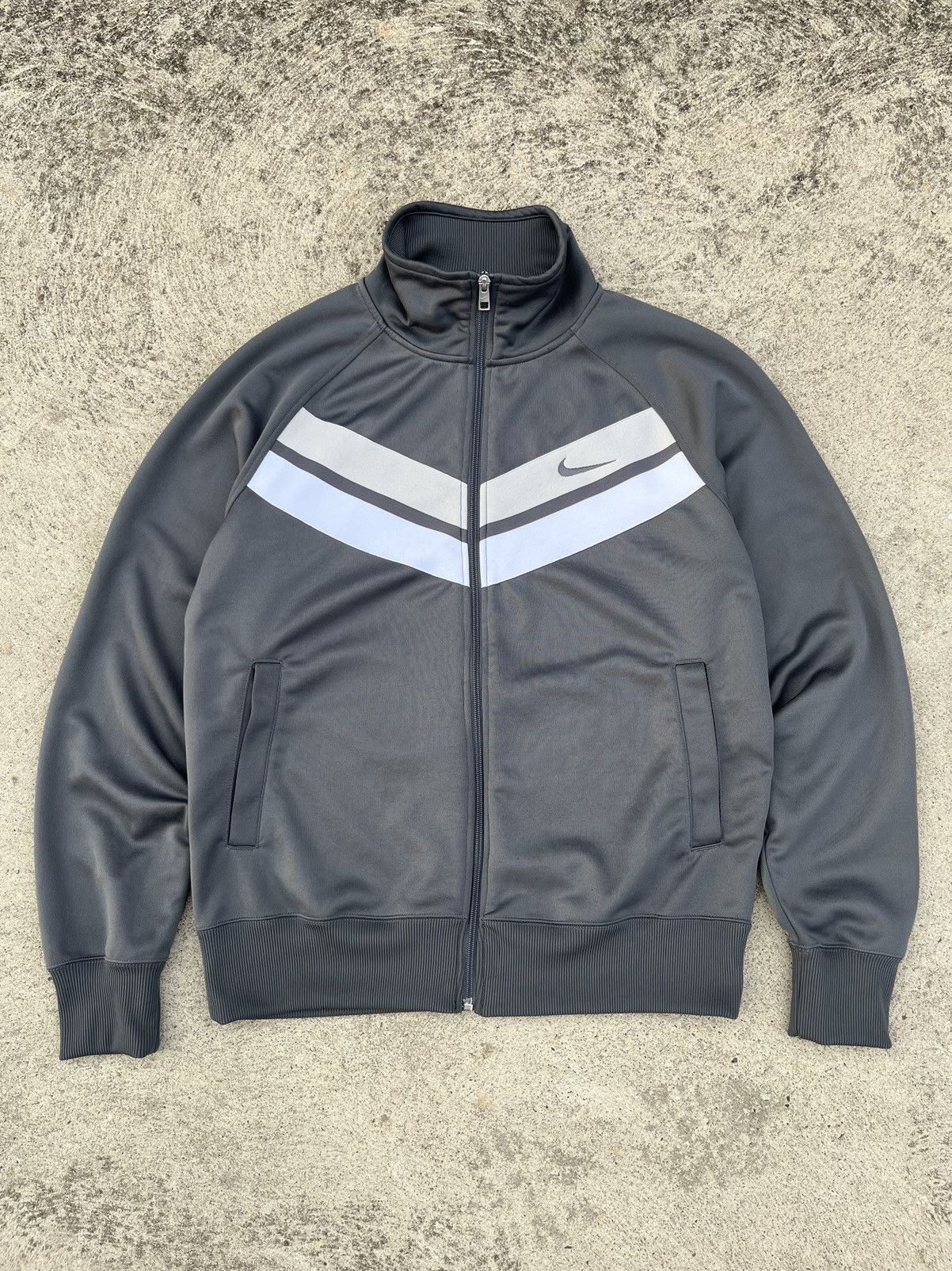 Nike Vintage Y2K Nike Athletic Zip Track Jacket Size US M / EU 48-50 / 2 - 1 Thumbnail