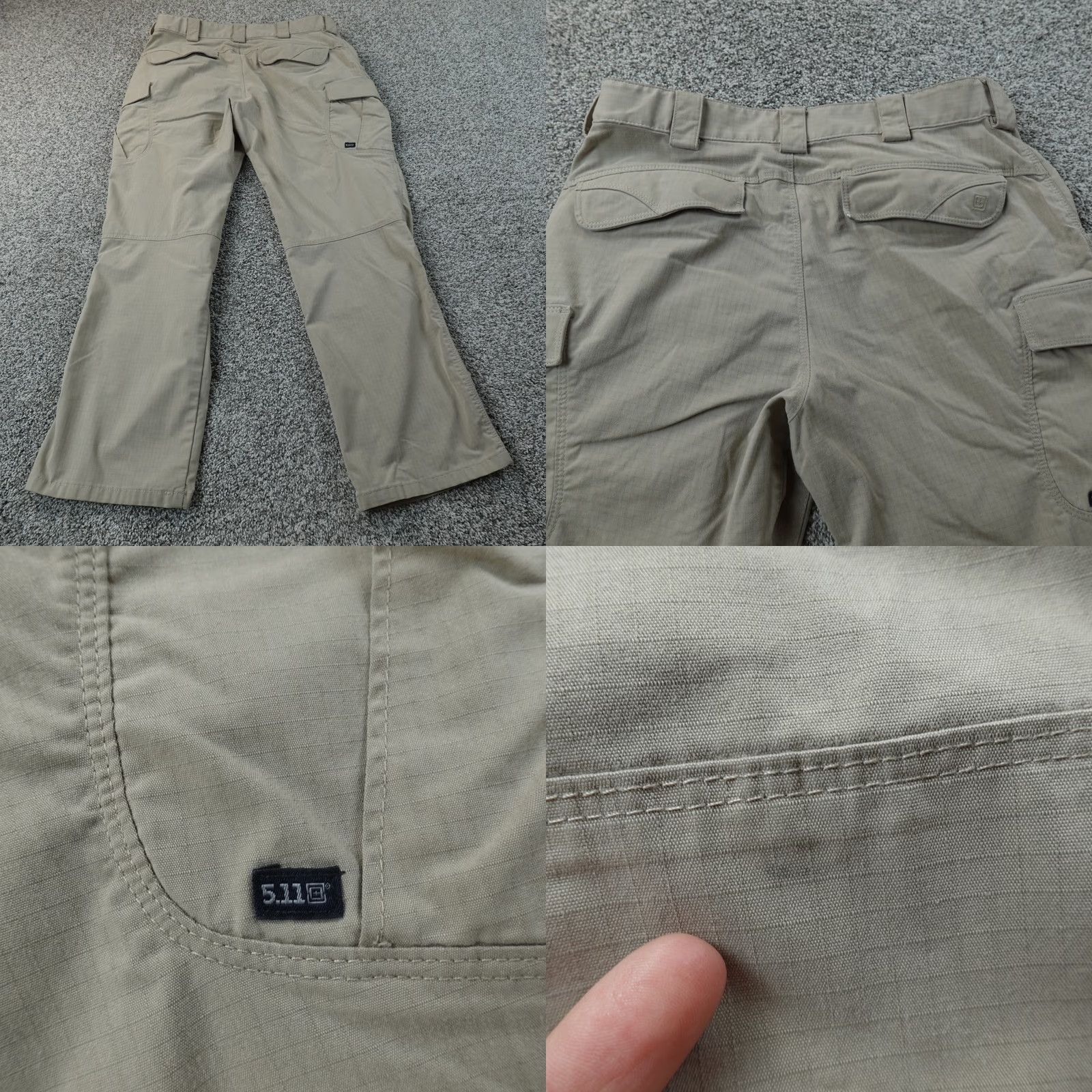 Vintage 5.11 Tactical Pants Mens 34X30 Beige Cargo Stretch Stryke Flex Tac Utility Size US 34 / EU 50 - 9 Thumbnail