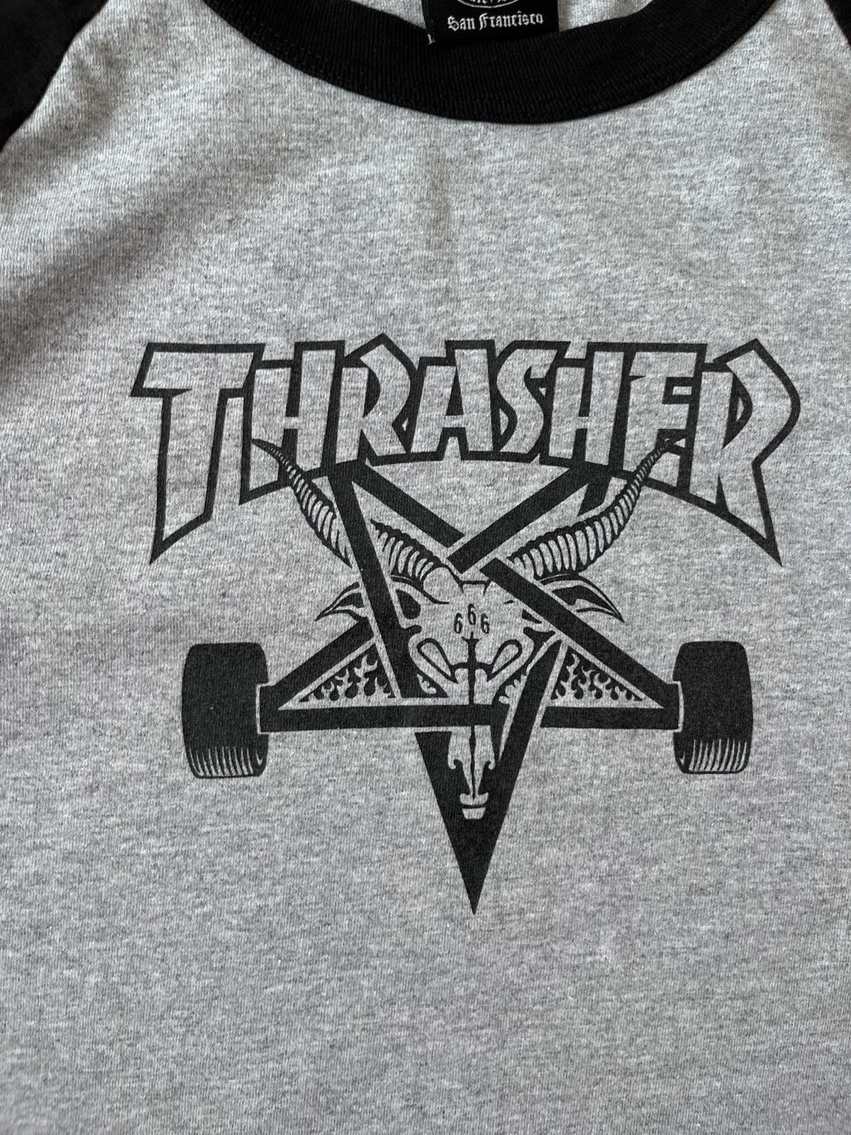 Thrasher Vintage Thrasher Big Logo Longsleeve tee Size US M / EU 48-50 / 2 - 3 Thumbnail