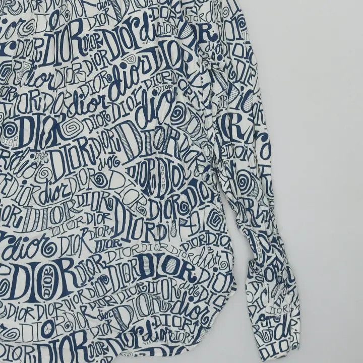 Dior Dior Dior Men’s Logo Print Long Sleeve Shirt 0079-2507 Size US M / EU 48-50 / 2 - 2 Thumbnail