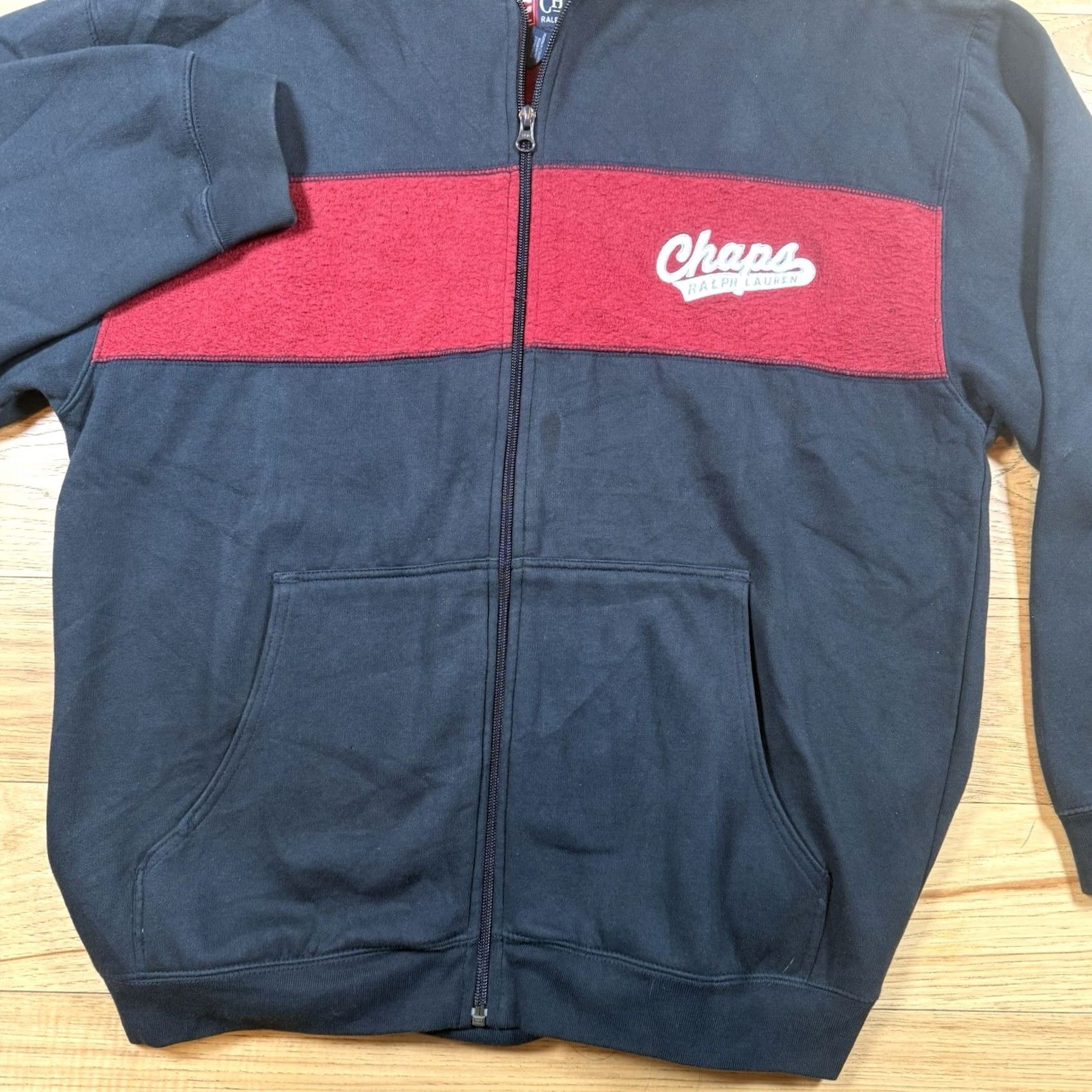 Chaps Chaps Hoodie Mens Medium Black Full Zip Embroidered Polo Size US M / EU 48-50 / 2 - 3 Thumbnail