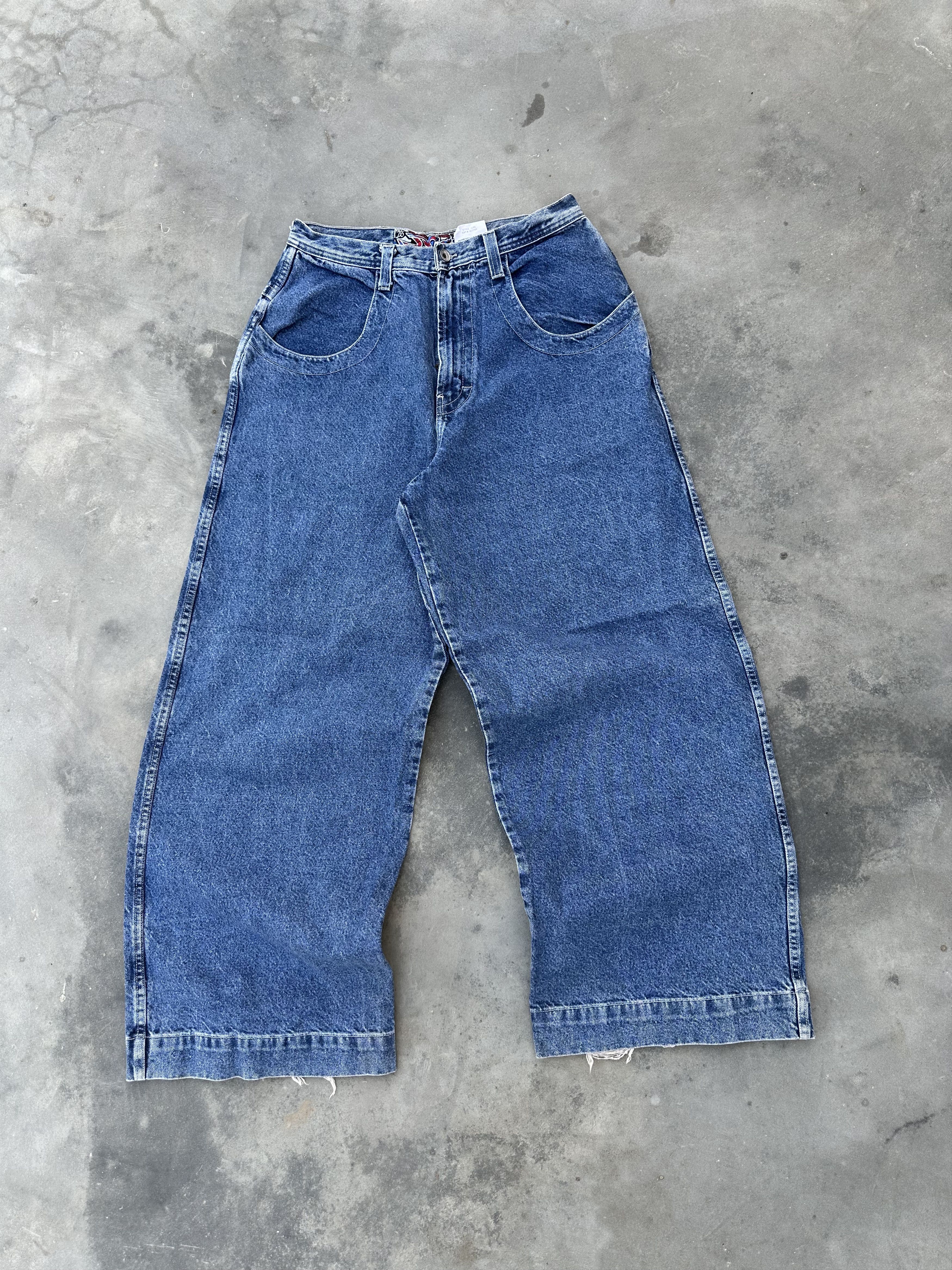 JNCO Vintage JNCO Wide Leg Denim Jeans – Y2K Skate Baggy Fit Size US 34 / EU 50 - 7 Thumbnail