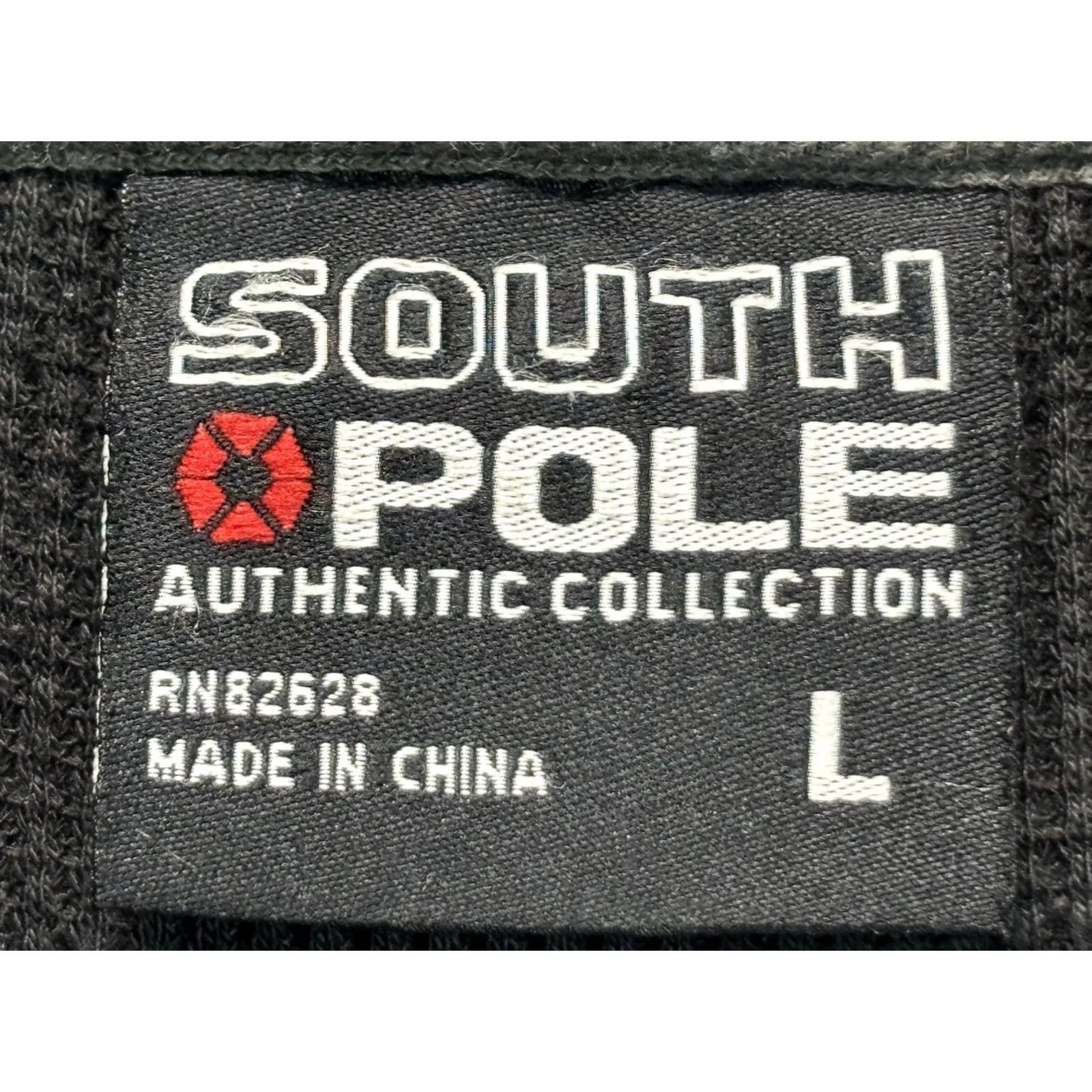 Southpole VINTAGE South Pole Hoodie Sweatshirt L Black Grey Thermal Full Zip Waffle Men’s Hip Hop Grunge Y2K Skater Size US L / EU 52-54 / 3 - 7 Thumbnail
