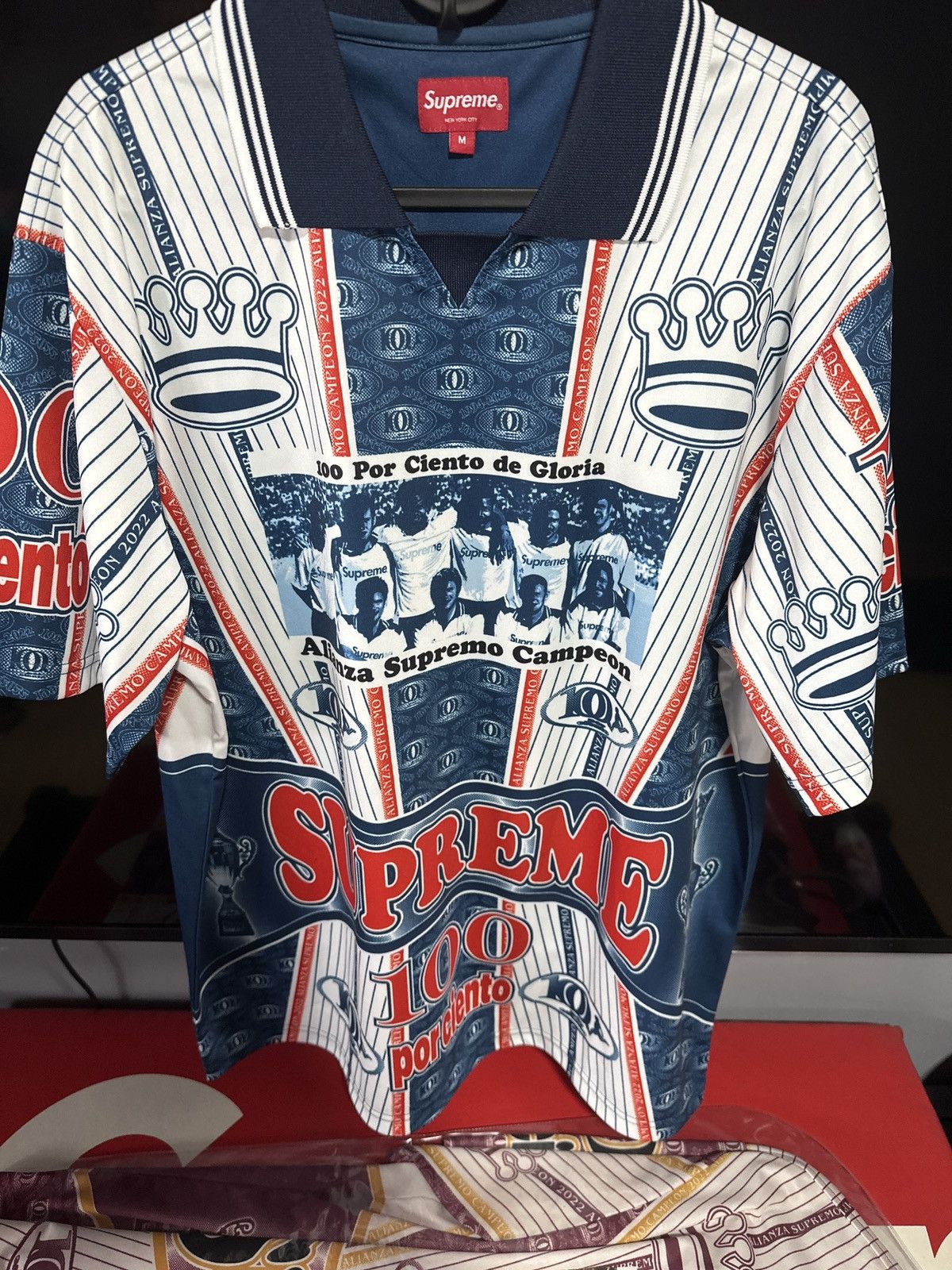 Supreme Supreme por ciento jersey Size US M / EU 48-50 / 2 - 2 Thumbnail