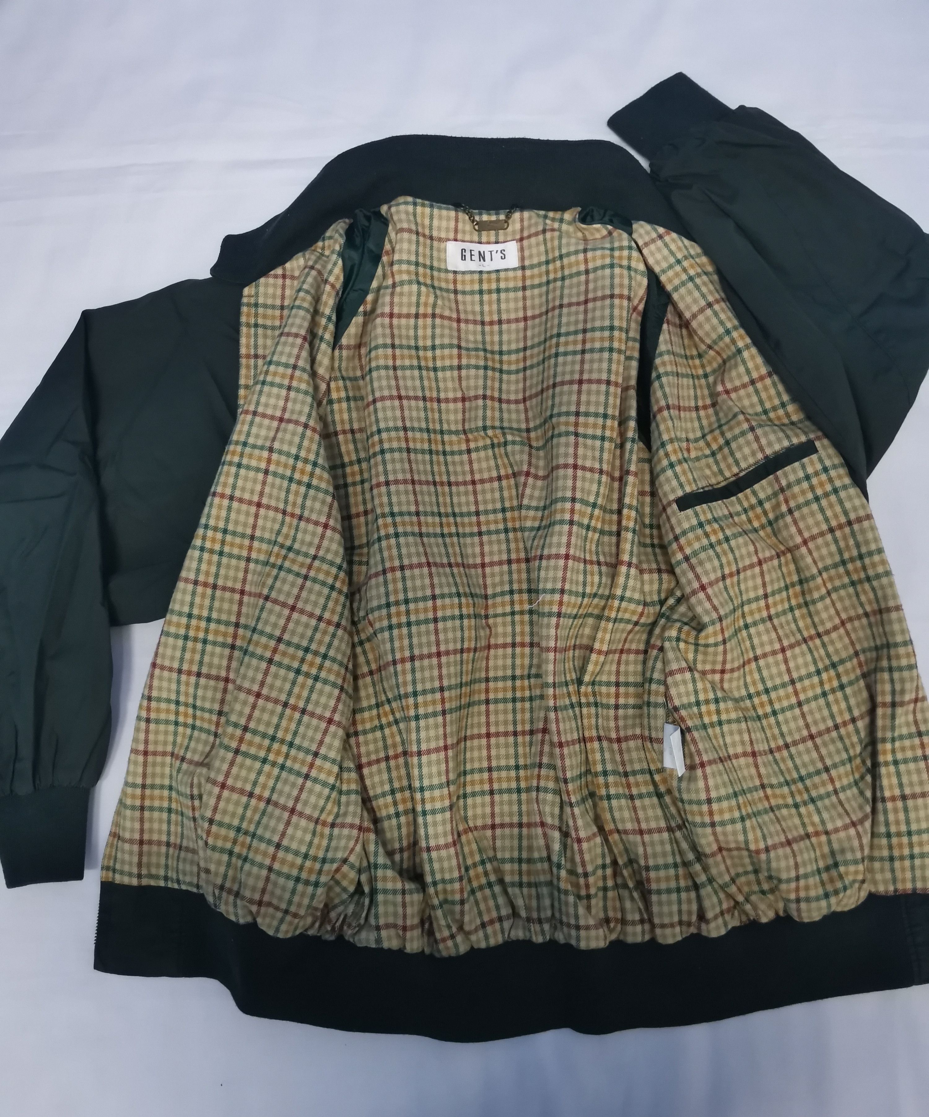 Gents Gent's Bomber Jacket Japan Designer Army Green Vintage Size US L / EU 52-54 / 3 - 1 Thumbnail