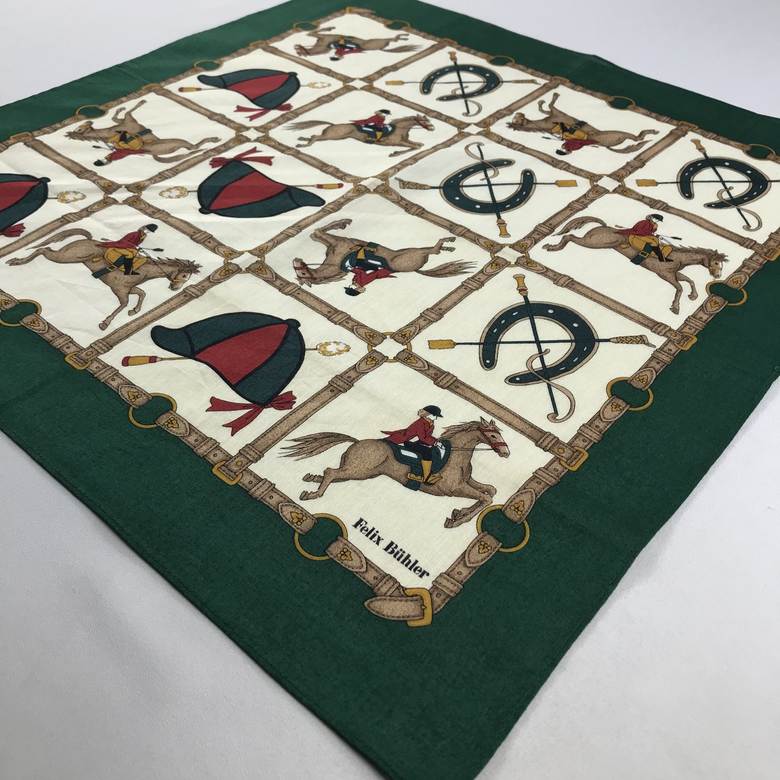 Vintage Felix Buhler Handkerchief / Bandana / Neckerchief C733 Size ONE SIZE - 4 Thumbnail