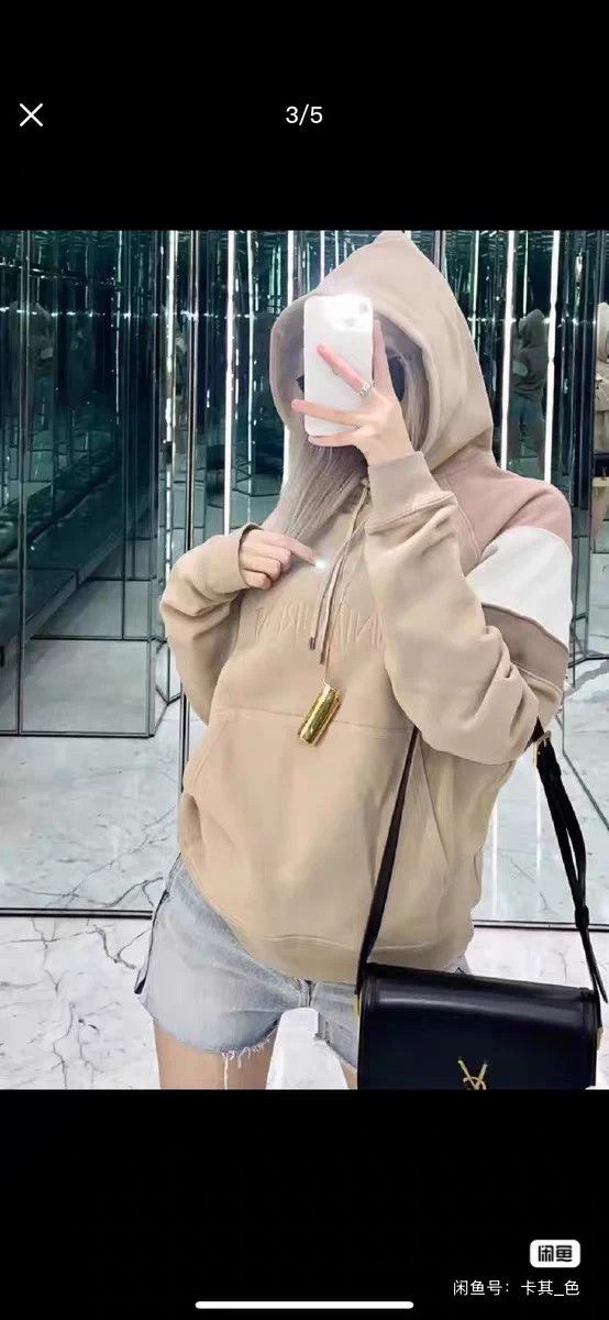 Saint Laurent Paris Saint Laurent Embroidered Colorblock Hoodie L Size US L / EU 52-54 / 3 - 3 Thumbnail