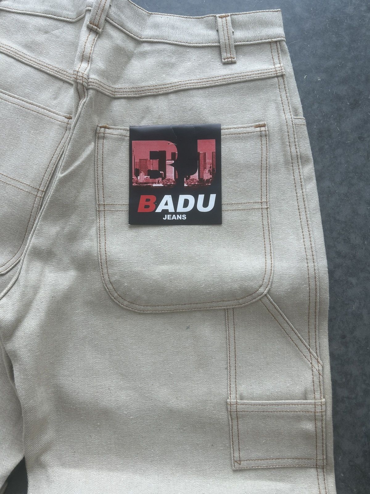 Fubu × JNCO × Vintage BNWT Vintage Y2K Platinum Fubu Carpenter Jeans Size US 36 / EU 52 - 6 Thumbnail