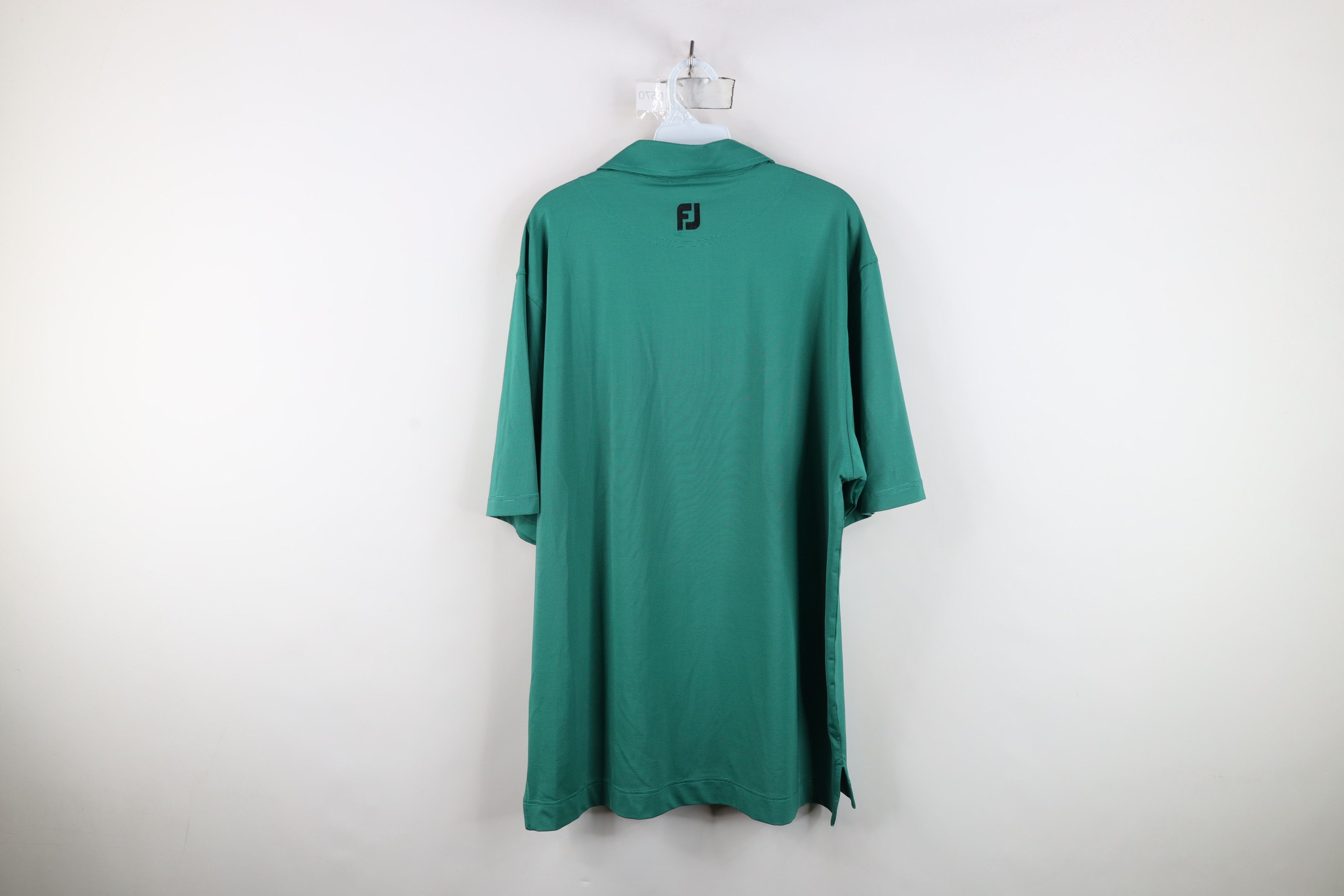 Footjoy FootJoy Stretch Short Sleeve Collared Golf Polo Shirt Green Size US L / EU 52-54 / 3 - 9 Thumbnail
