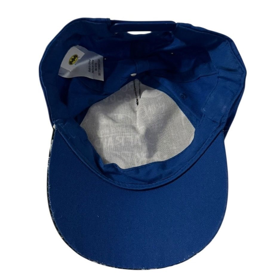 DC Comics DC Comics Batman Dark Knight Cap Blue Black White Adjustable Size ONE SIZE - 6 Thumbnail