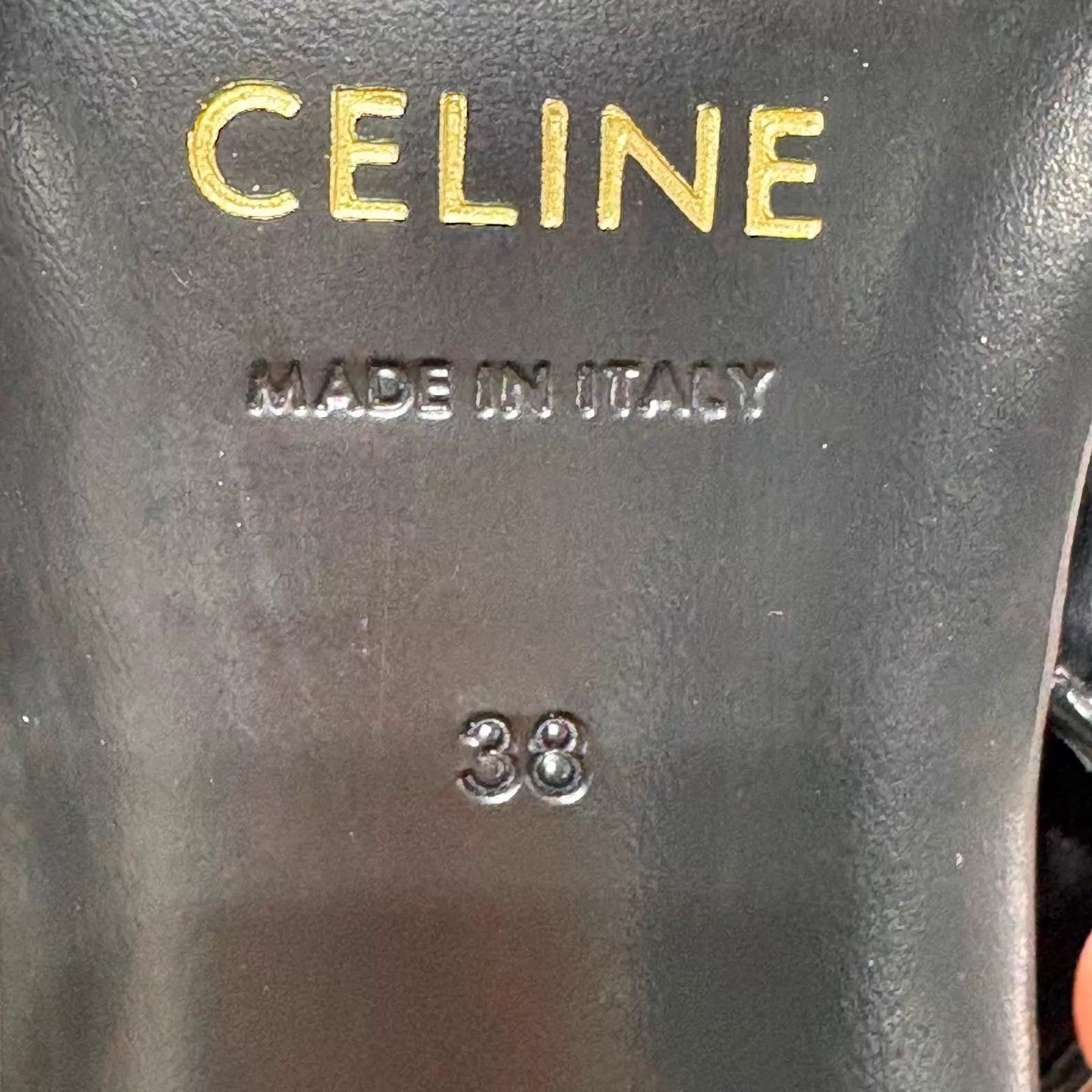 Celine CELINE Triomphe Patent Leather 5cm Heel Pumps Size 38 New Size US 7.5 / IT 37.5 - 8 Thumbnail