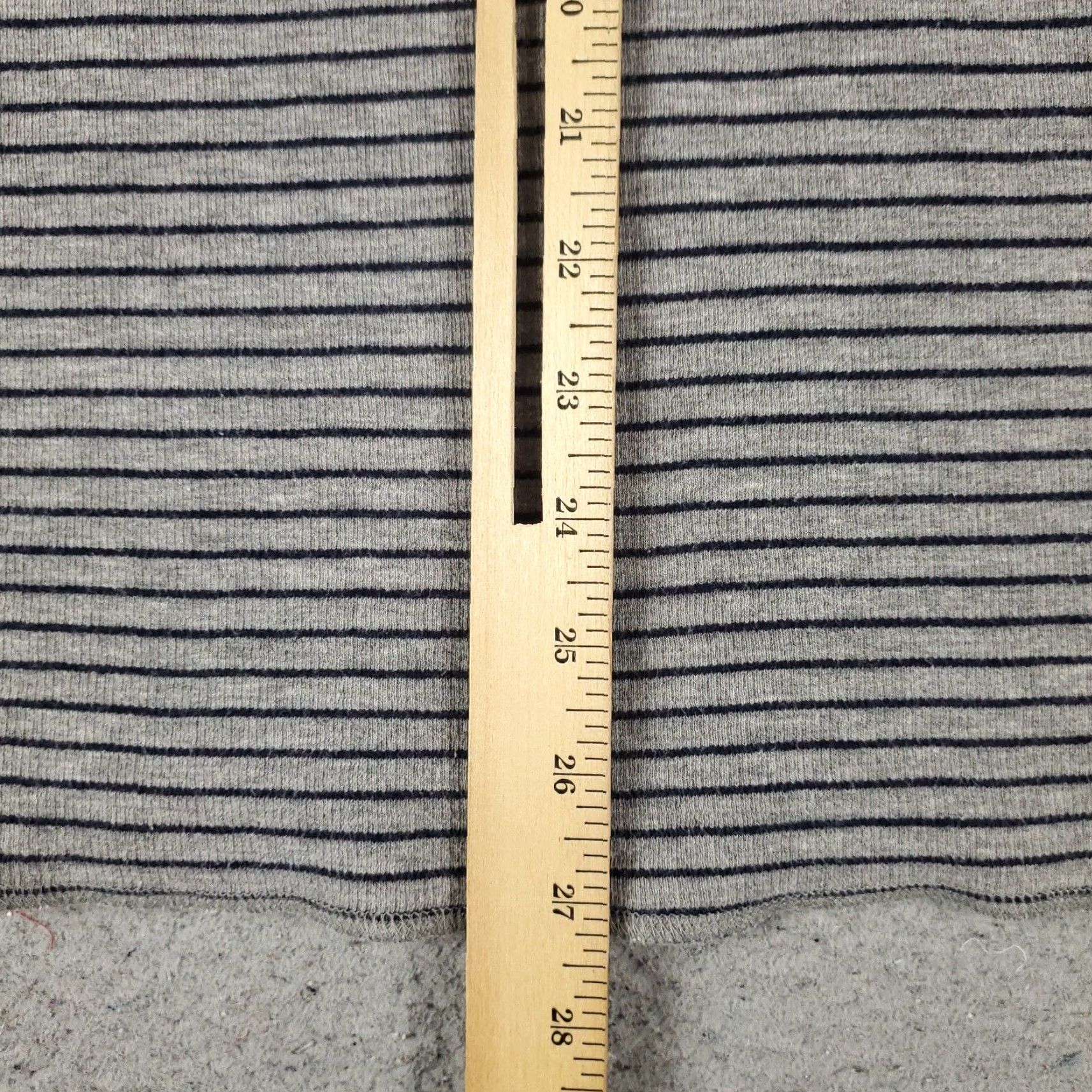 Ralph Lauren Ralph Lauren Large Gray Striped Crew Neck Sweater Pullover Size US L / EU 52-54 / 3 - 7 Thumbnail