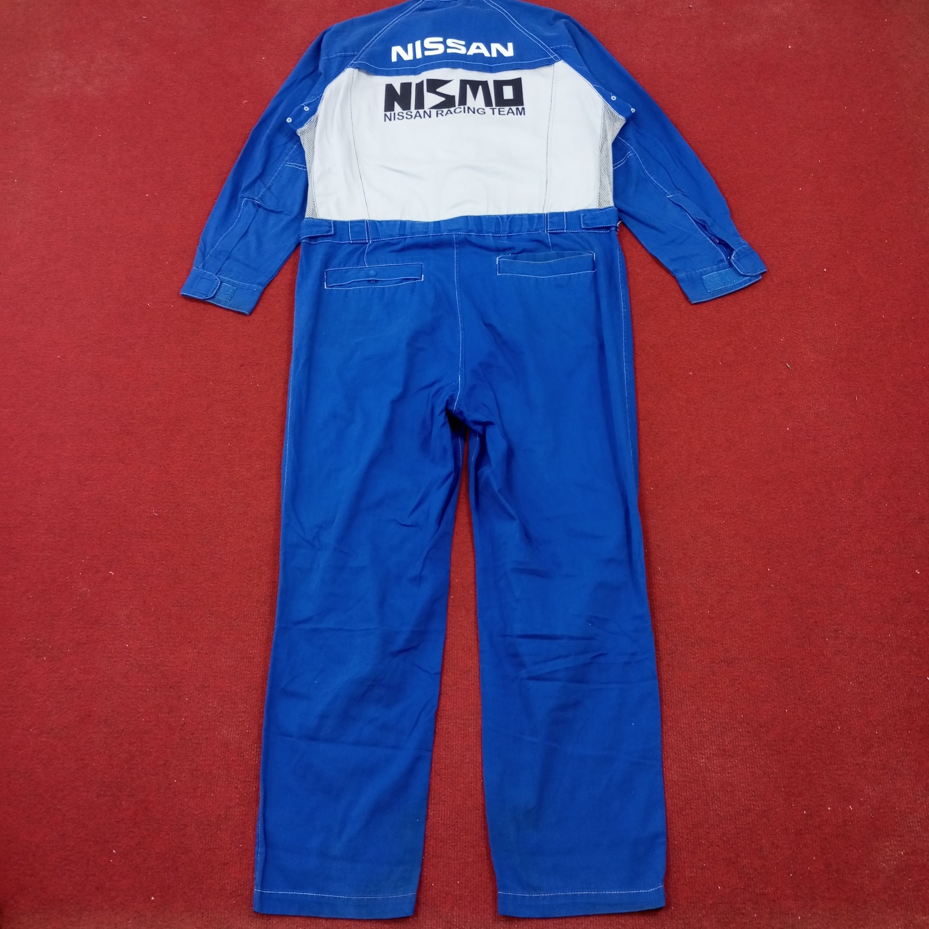 Japanese Brand × Vintage Nismo Nissan Racing Team Workwear Custom Art Coverall Jacket Size US M / EU 48-50 / 2 - 1 Thumbnail
