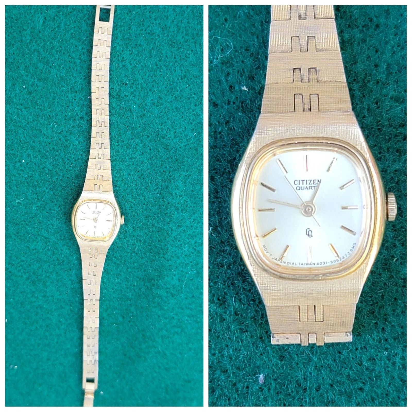 Citizen Vtg Citizen Gold Tone Watch Size ONE SIZE - 1 Thumbnail