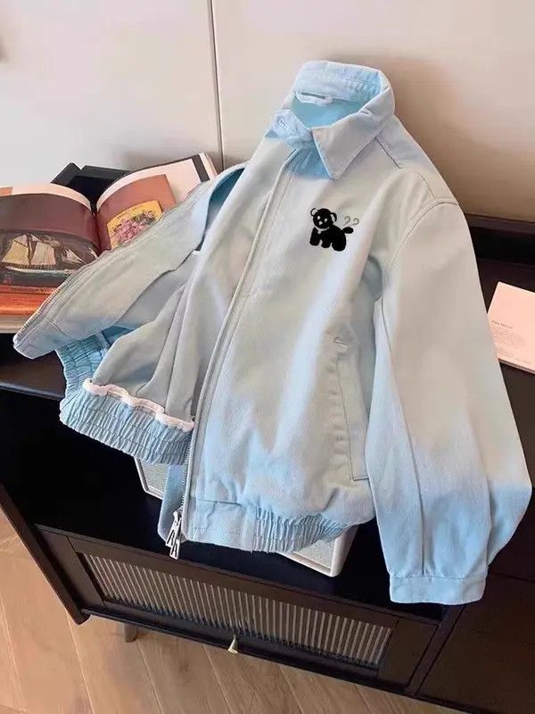 Japanese Brand Kimiko x Asahi Street Vintage Puppy Print XL Jacket Coat Size US L / EU 52-54 / 3 - 5 Thumbnail