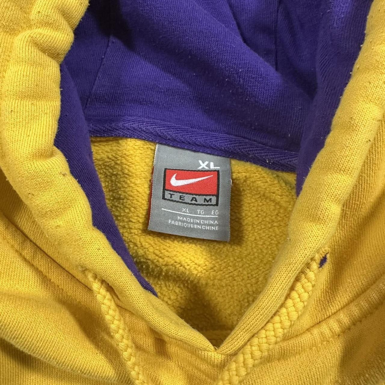 Nike Vintage 2000s Nike Team LSU Center Swoosh Pullover Hoodie Size US XL / EU 56 / 4 - 7 Thumbnail