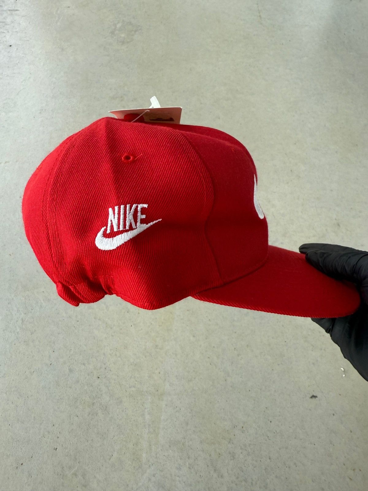 Vintage Vintage 90s Nike Swoosh Embroidered Hat OSFA Size ONE SIZE - 2 Thumbnail