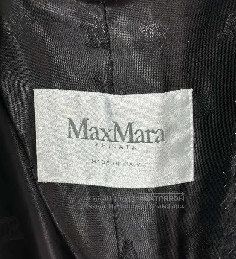 Max Mara Max Mara Black silver teddy Size XXS / US 00 / IT 34 - 5 Thumbnail