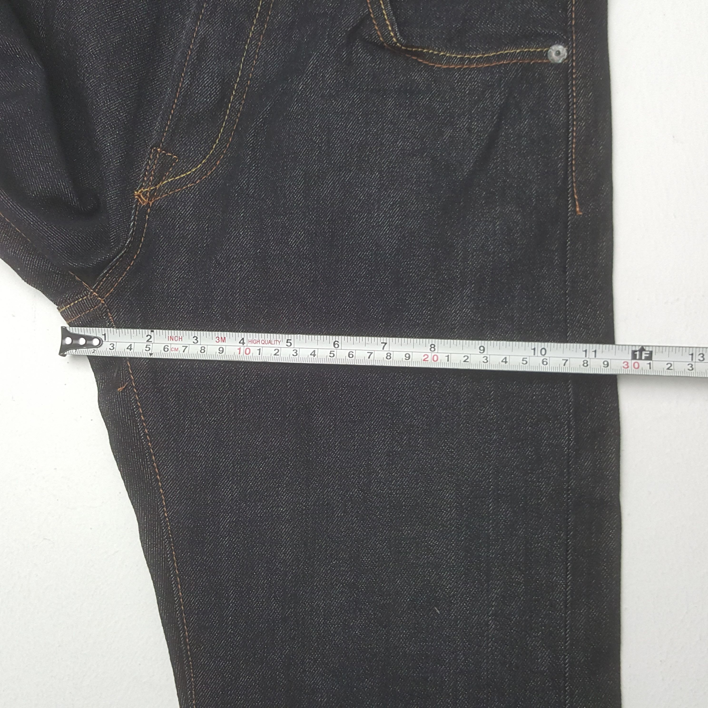 Japanese Brand × Vintage Vintage Evisu No 3 Diacock Rainbow Denim Jeans Size US 30 / EU 46 - 9 Thumbnail
