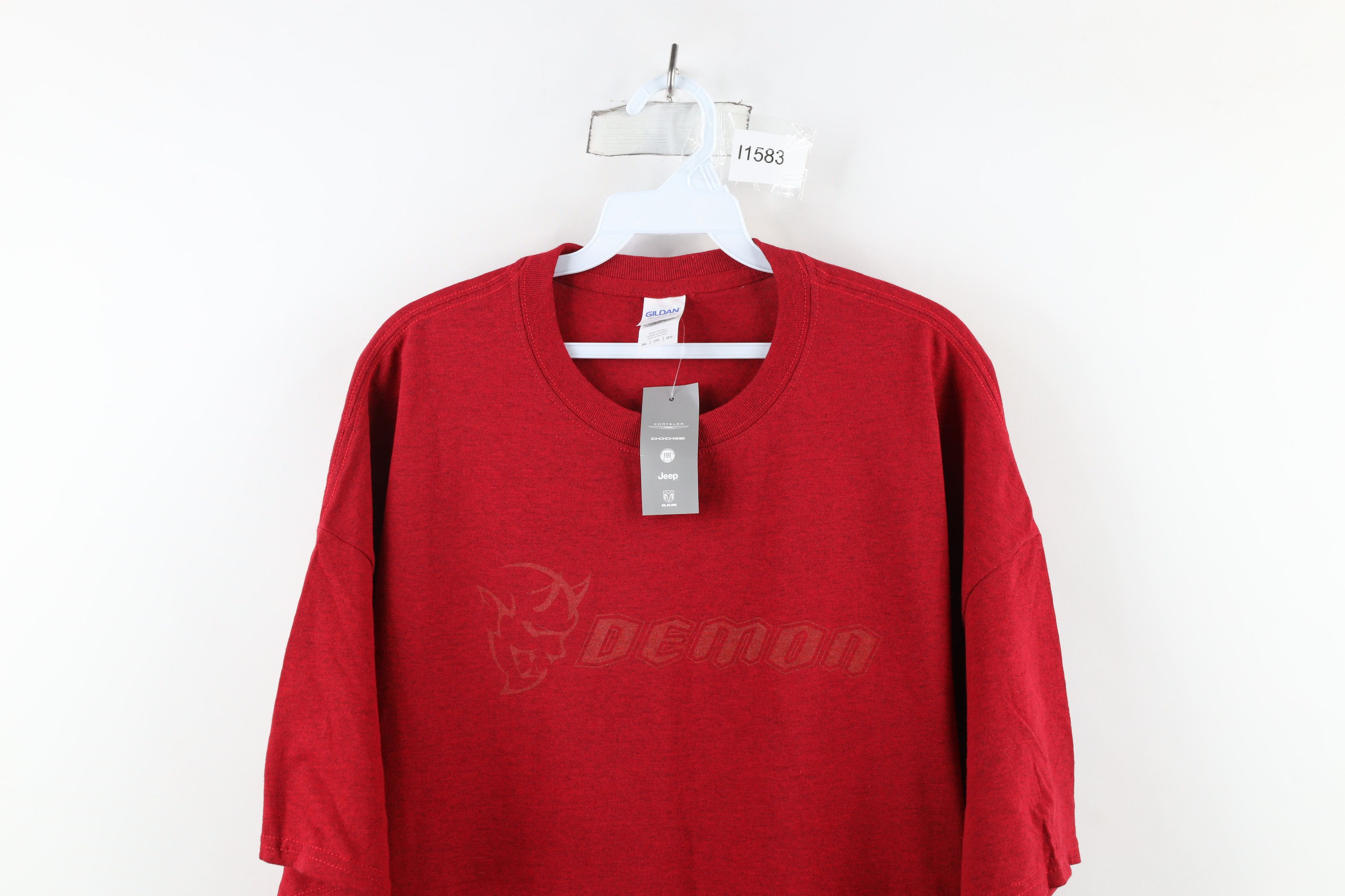 Vintage Deadstock Vintage Fiat Chrysler Automotive Demon T-Shirt Size US XXL / EU 58 / 5 - 2 Thumbnail