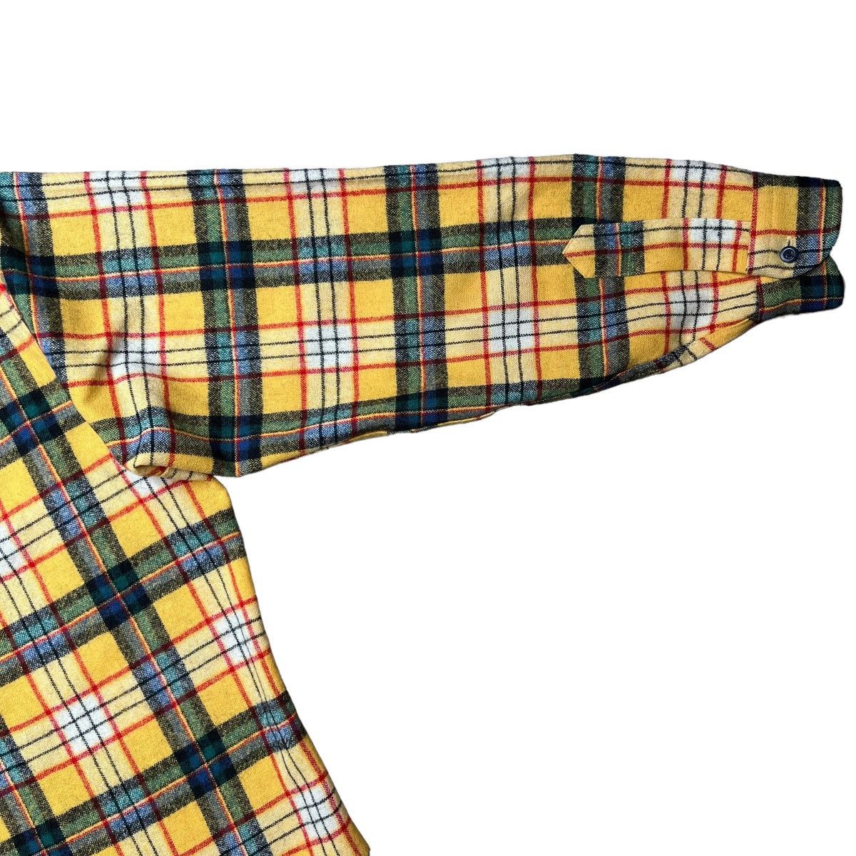 Pendleton × Vintage Vintage Pendleton Plaid Yellow Wool Board Button Up Shirt Size US L / EU 52-54 / 3 - 15 Thumbnail