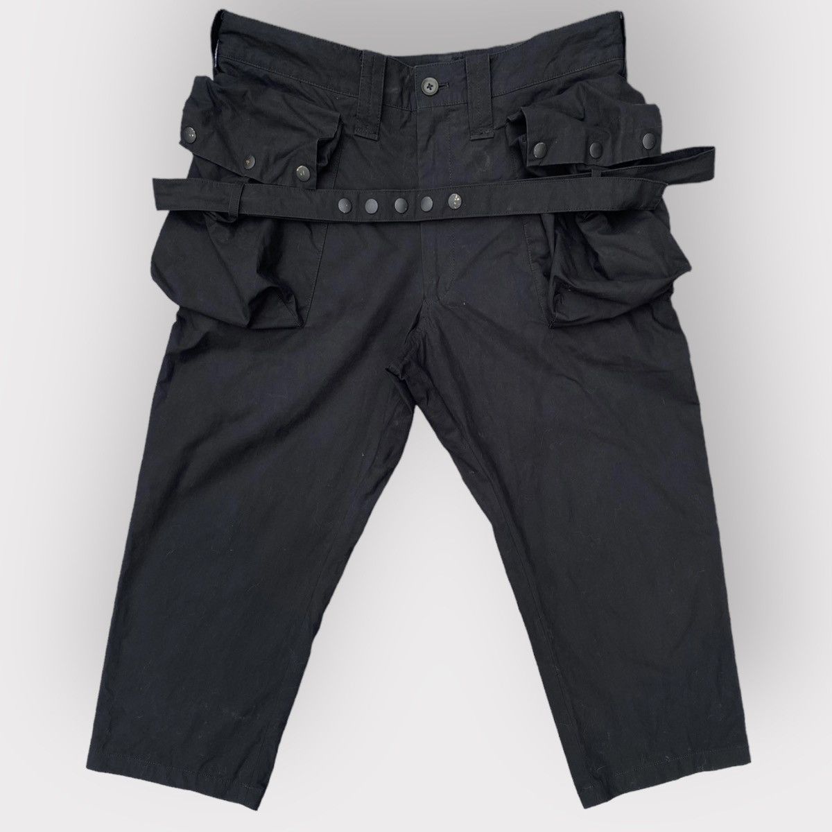 SS06 Runway Bondage Cargo Cropped Pants