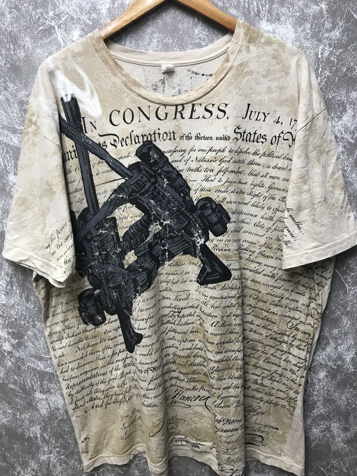 Affliction Affliction Army Flag Y2K Graphic Tee Size US XXL / EU 58 / 5 - 1 Thumbnail