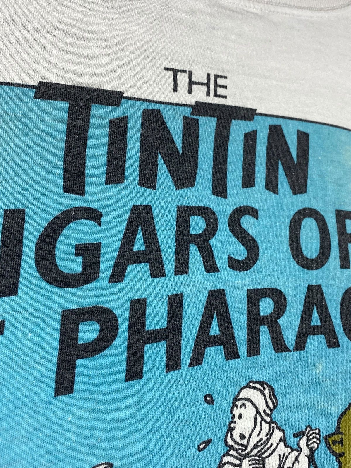 Cartoon Network Vintage Cartoon The Adventure Tintin Cigars Of The Pharaoh Size US M / EU 48-50 / 2 - 4 Thumbnail