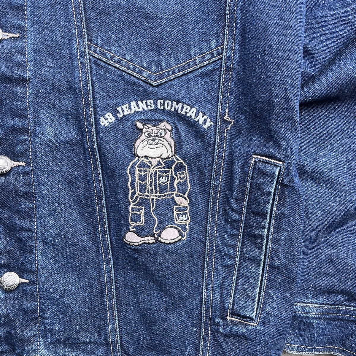 Other Vintage Y2K 48 Jeans Company Denim Jacket Size US L / EU 52-54 / 3 - 2 Thumbnail