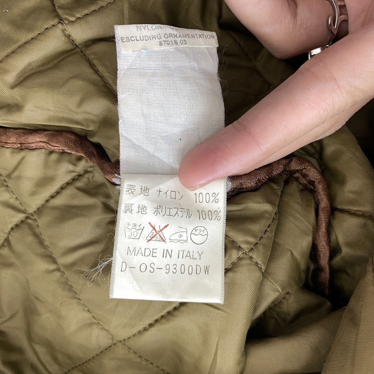 Trussardi TRUSSARDI SPORT Italian Brand Button Up Quilted Khaki Coat Size US L / EU 52-54 / 3 - 6 Thumbnail