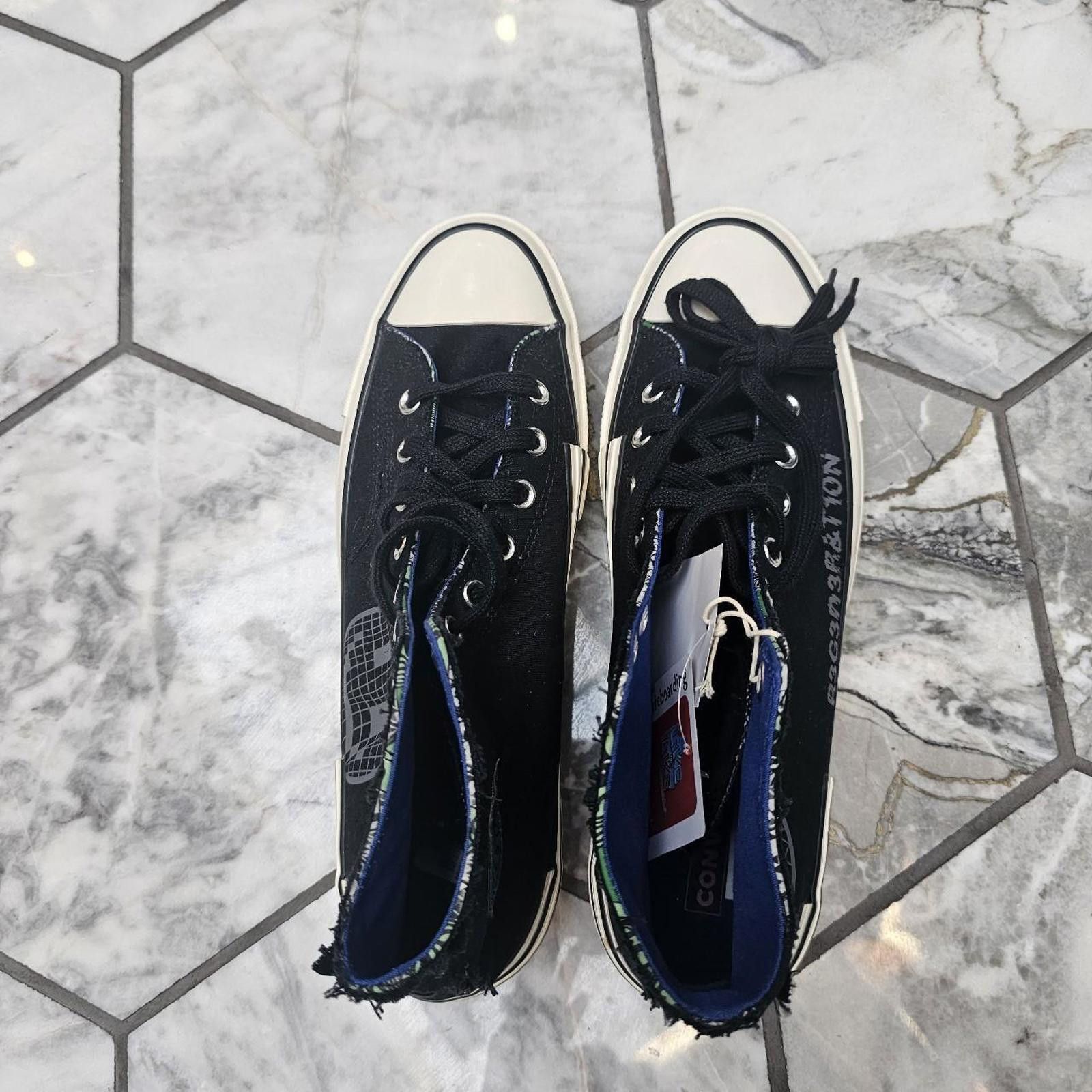 Converse Converse Men's Black and Blue Trainers 10.5 Size US 10.5 / EU 43-44 - 3 Thumbnail