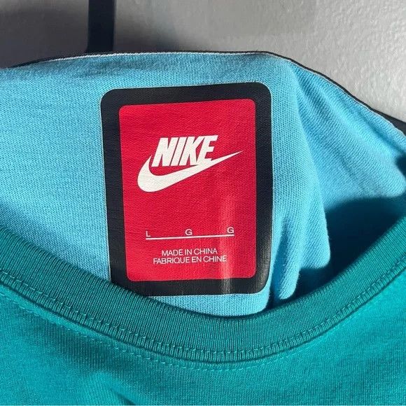 Nike Nike Tech Hypermesh Teal Mesh Pocket T Shirt Size US L / EU 52-54 / 3 - 4 Thumbnail