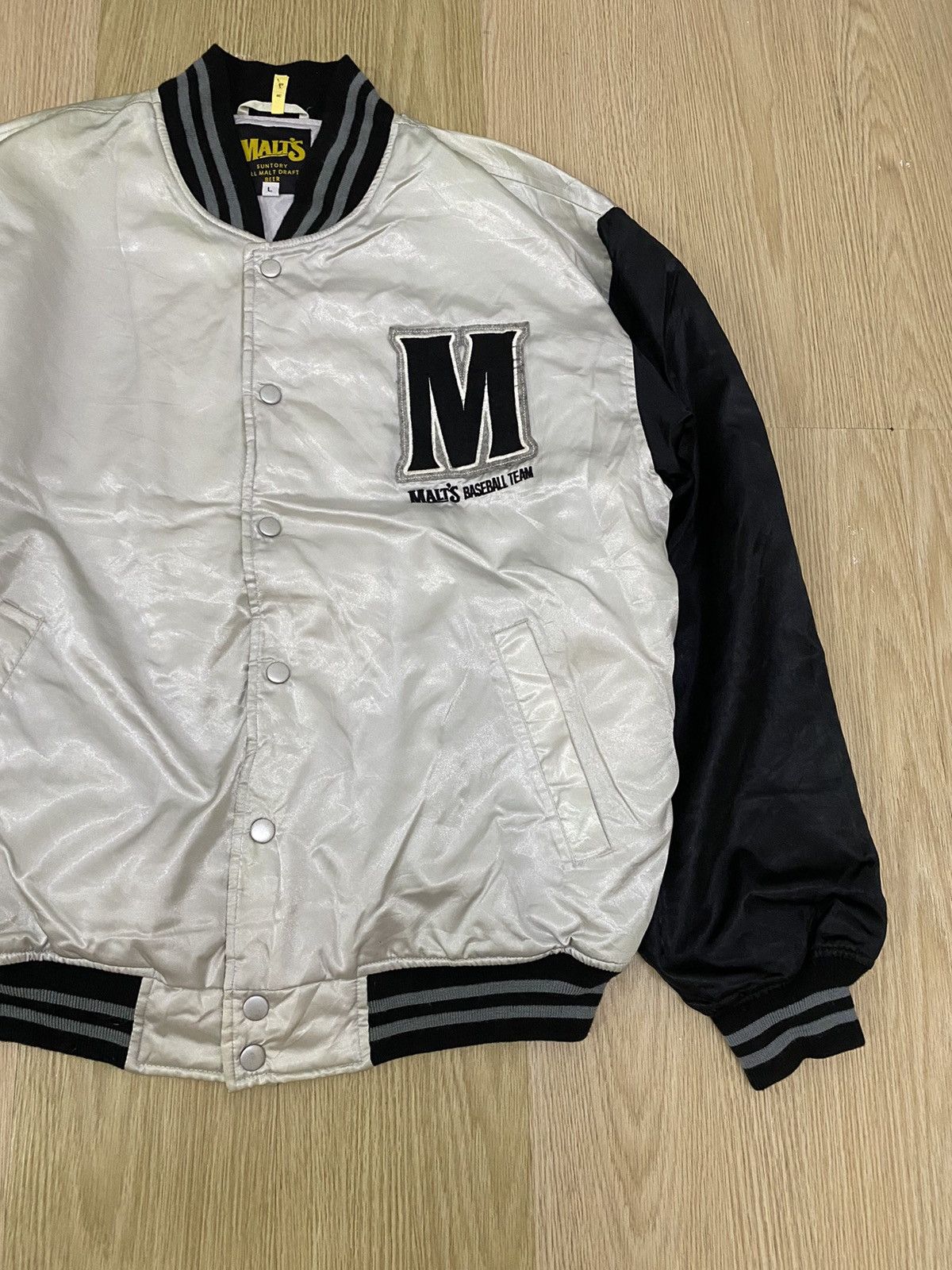 MLB × Vintage Vintage MLB Malts Suntory varsity jacket Size US L / EU 52-54 / 3 - 3 Thumbnail
