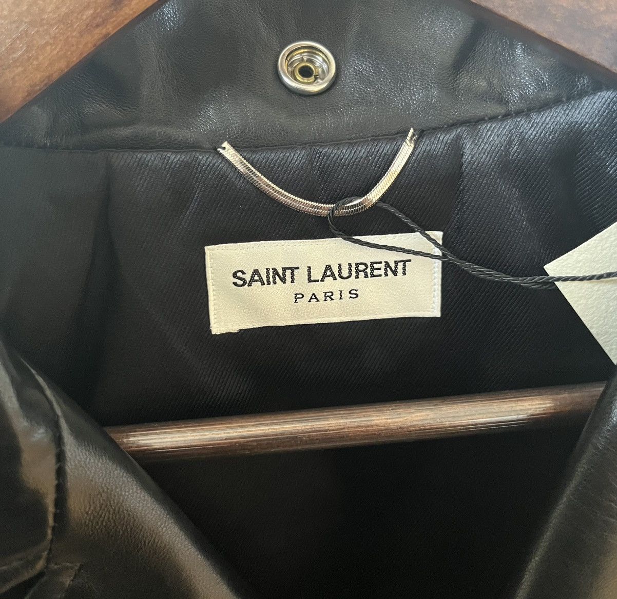 Saint Laurent Paris SS13 Classic L01 Biker jacket in Black Lamb Leather Size US L / EU 52-54 / 3 - 5 Thumbnail