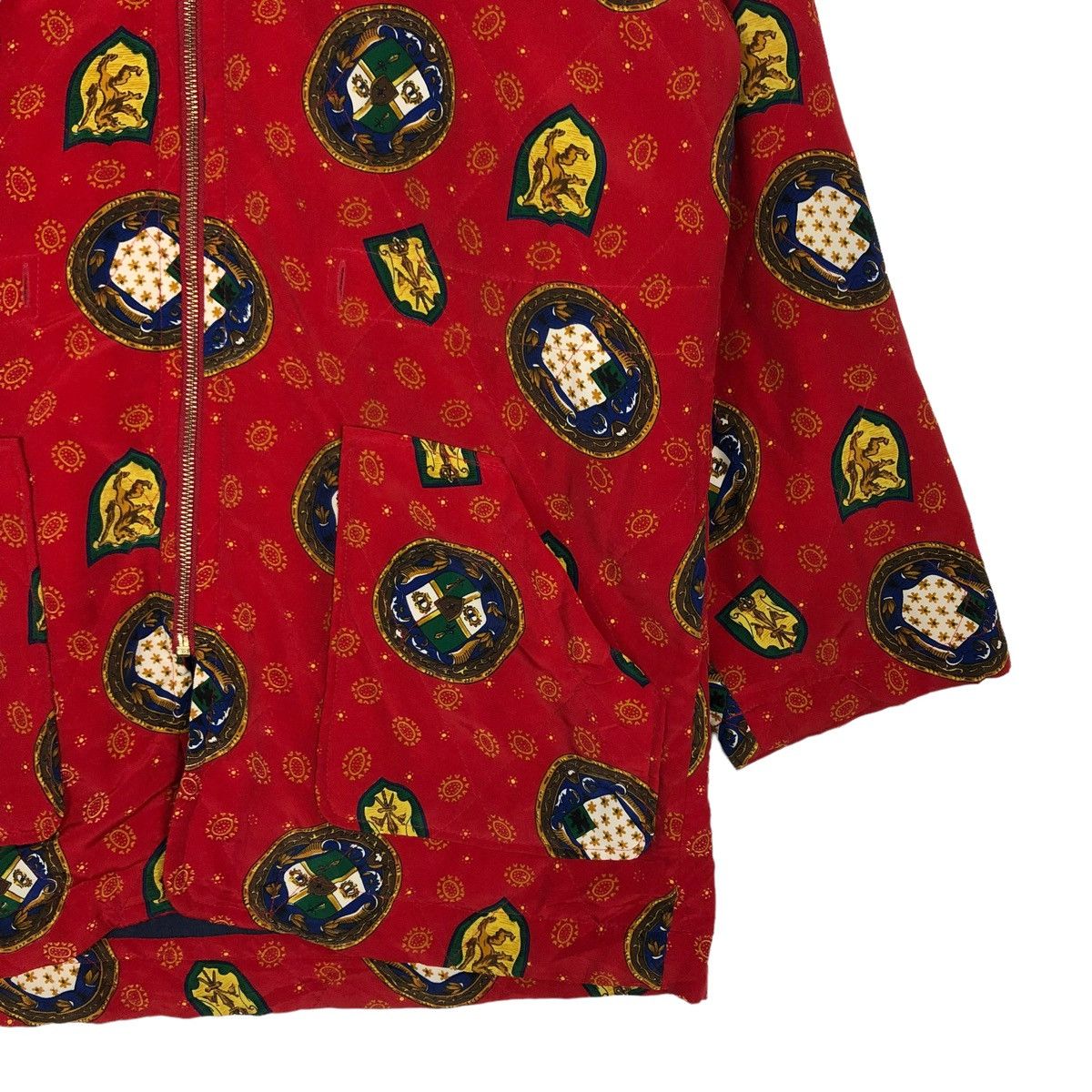 Japanese Brand 🔥VINTAGE CLASSIC JACKET FULL PRINT NOASISTER ISSEY MIYAKE Size L / US 10 / IT 46 - 7 Thumbnail
