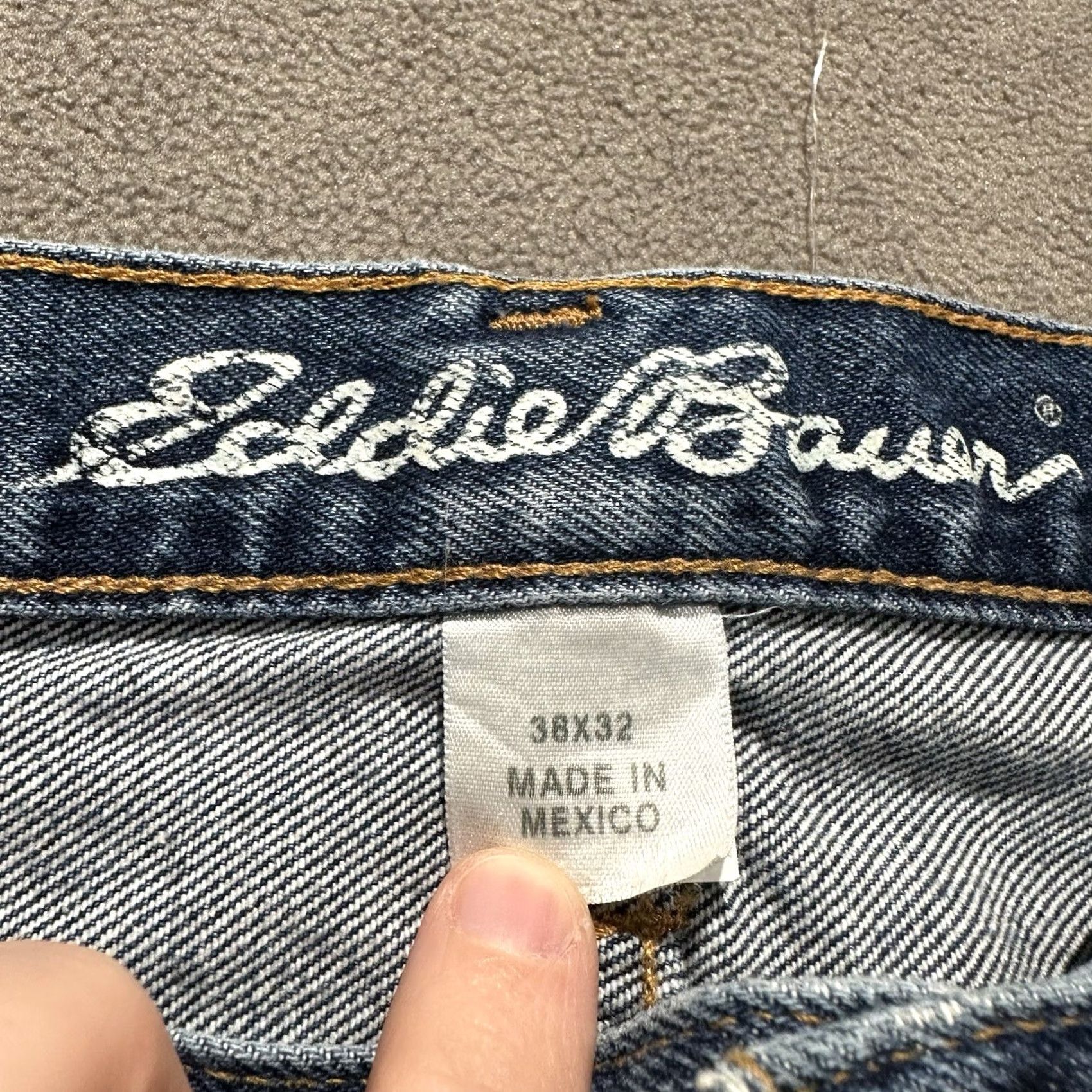 Eddie Bauer Eddie Bauer Jeans Mens 38x30.5 Straight Fit Stonewash Blue Denim GUC Size US 38 / EU 54 - 3 Thumbnail