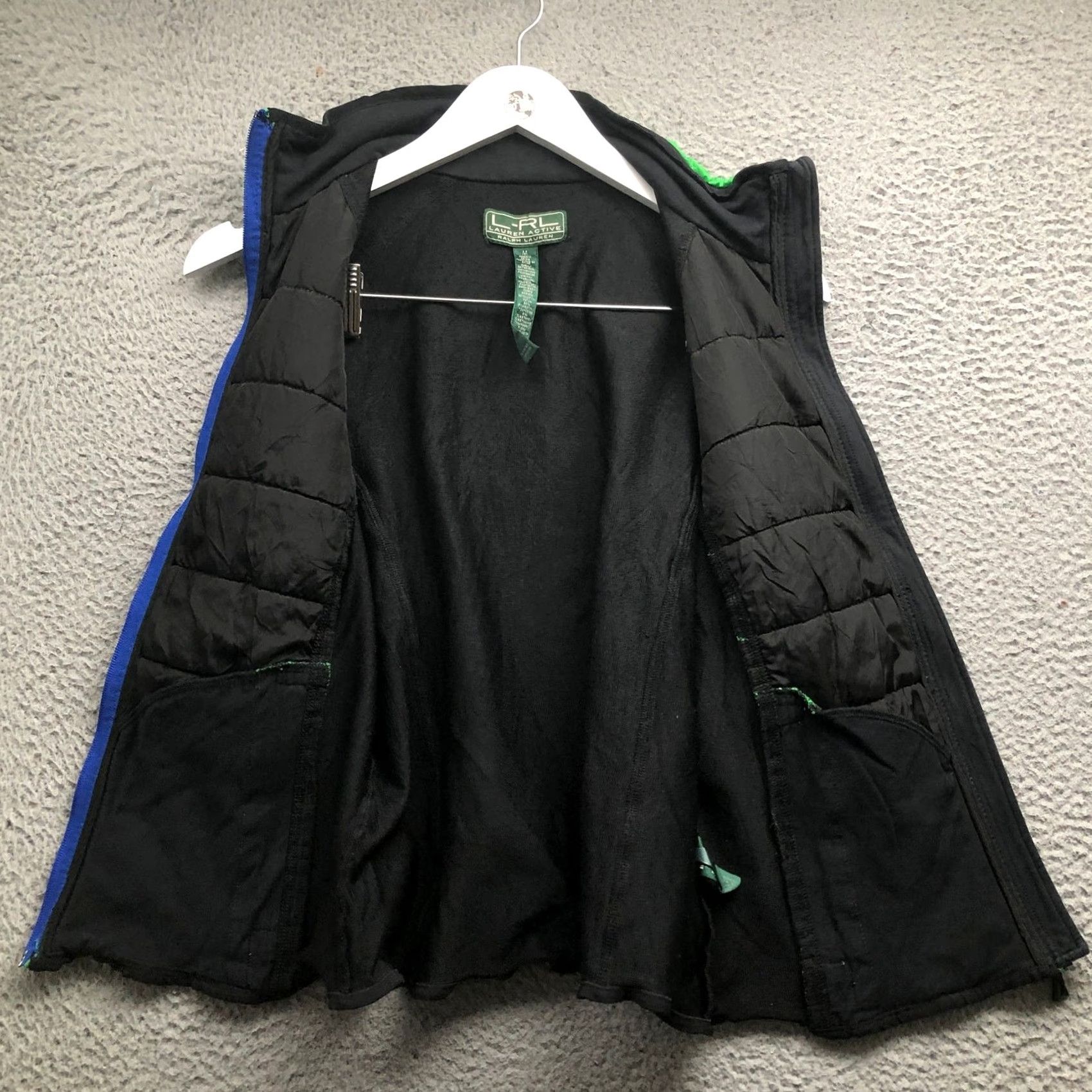 Ralph Lauren Ralph Lauren Quilted Puffer Vest Jacket Women's M Black Green LRL Lauren Active Logo Zip Vest Size M / US 6-8 / IT 42-44 - 5 Thumbnail