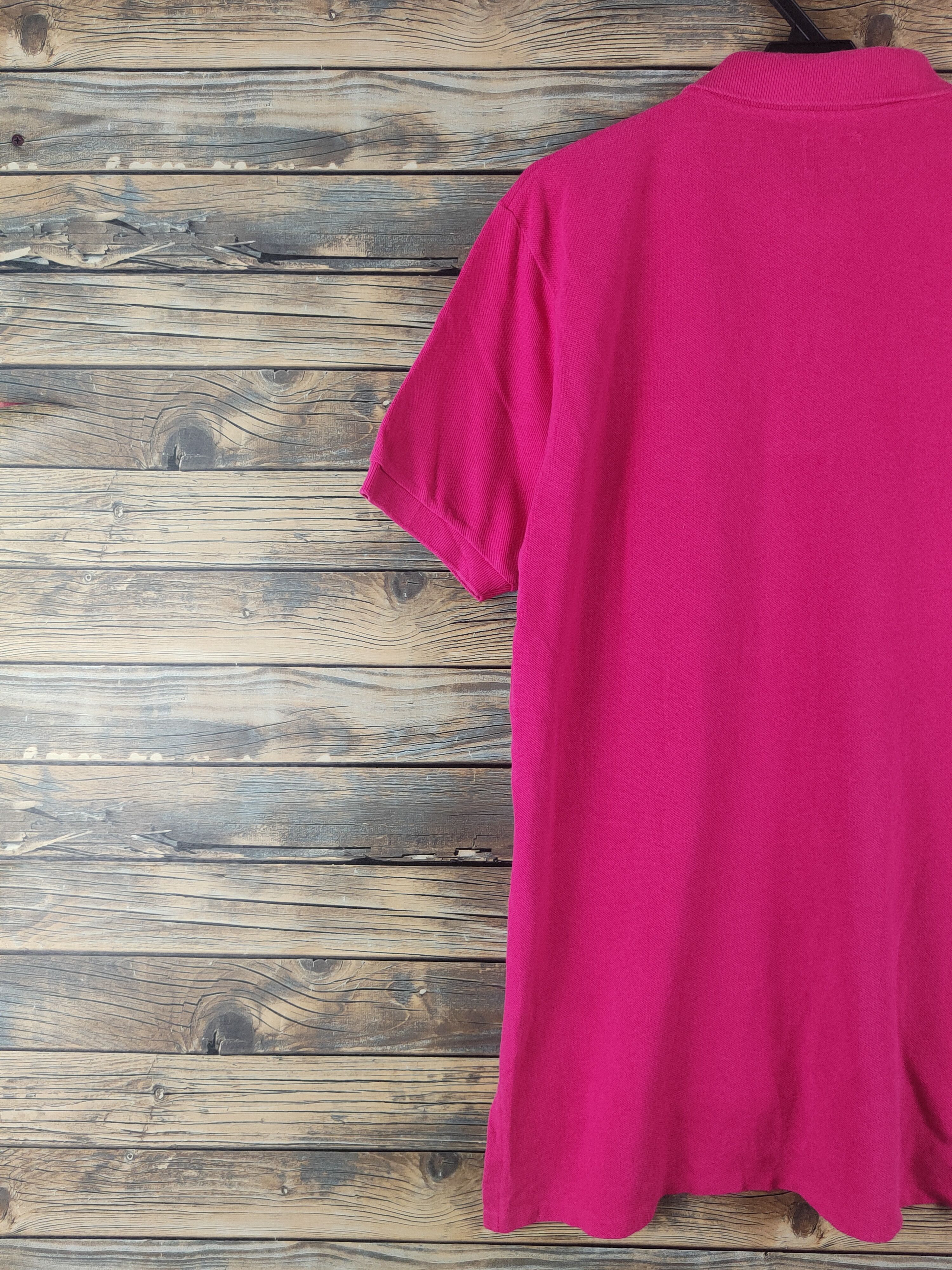 United Colors Of Benetton DL United Colors of Benetton Pink Polo Shirts #2769 Size L / US 10 / IT 46 - 9 Thumbnail