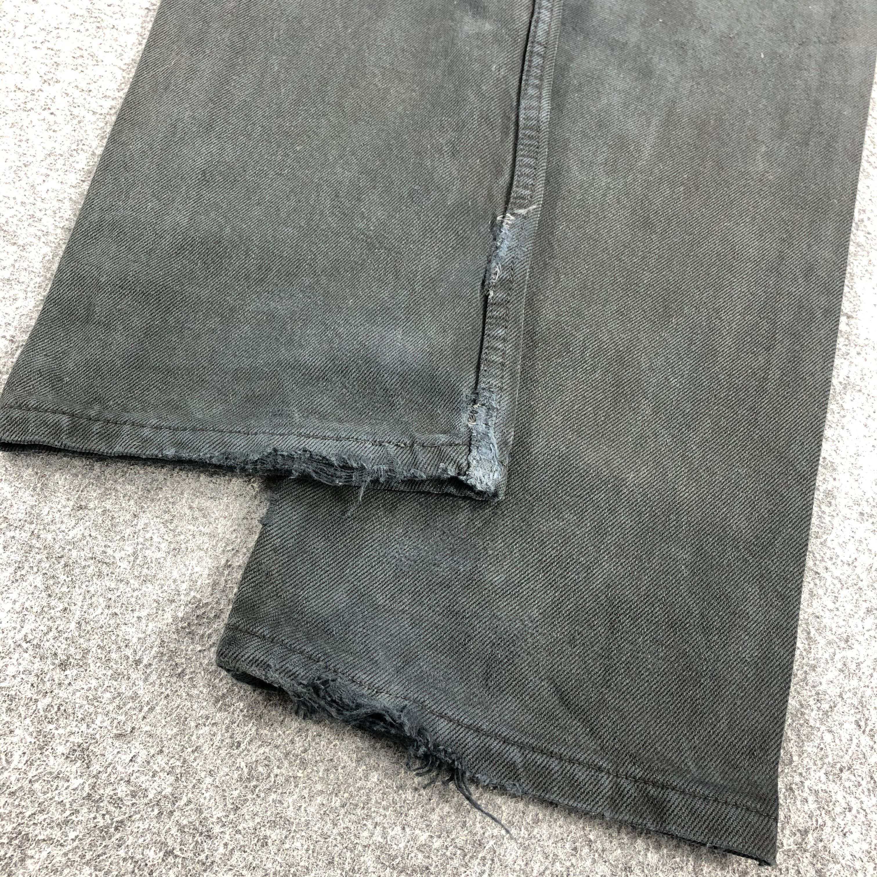 Levi's × Vintage Distress Vintage 90s Levis 501 Faded Black Jeans-JM1604 Size US 28 / EU 44 - 5 Thumbnail