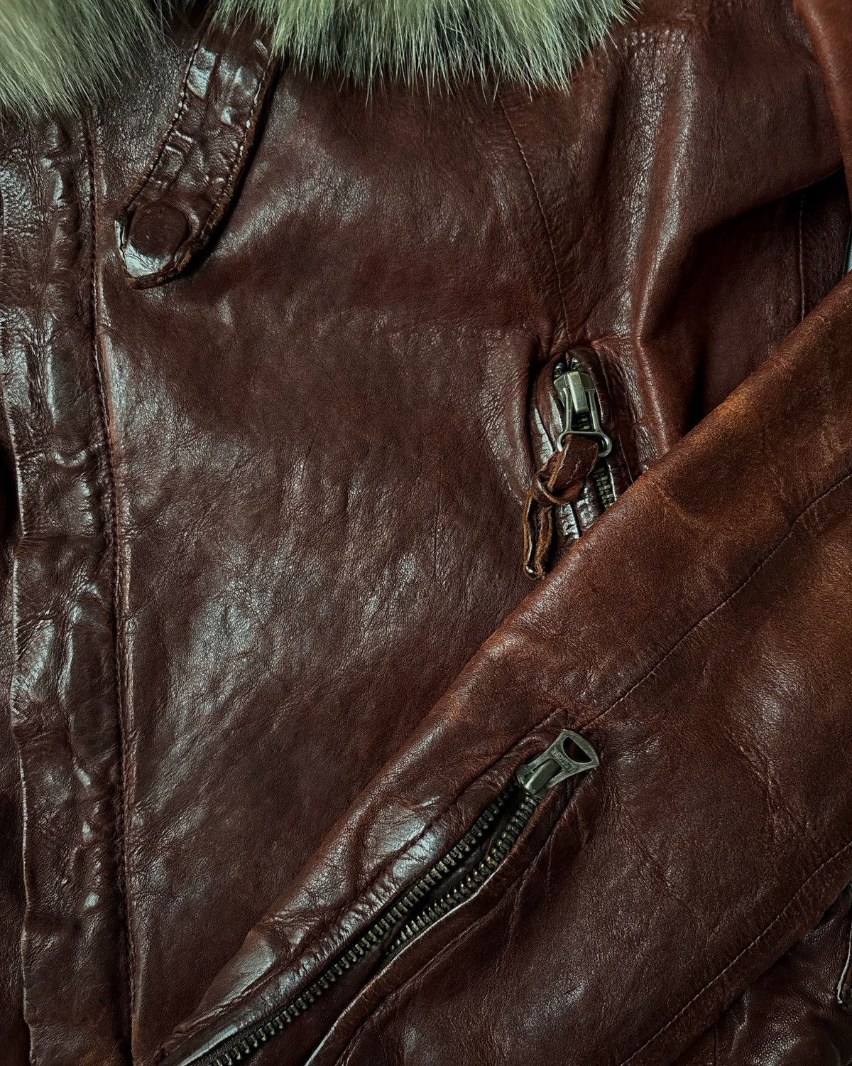 Johnbull John Bull Leather Jacket Size XS / US 0-2 / IT 36-38 - 4 Thumbnail
