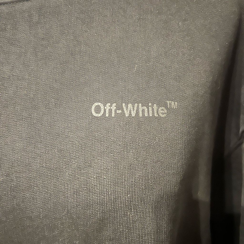 Japanese Brand Off-White Diag Tab crew-neck sweatshirt Size US XL / EU 56 / 4 - 7 Thumbnail