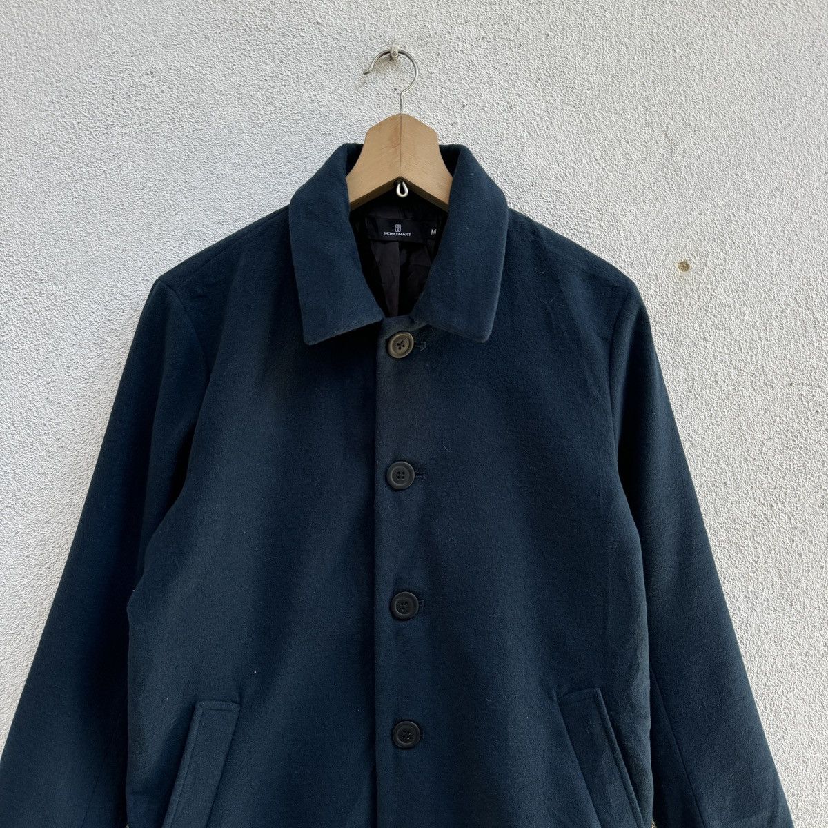 Japanese Brand MONO-MART Button Up Long Coat Size M / US 6-8 / IT 42-44 - 2 Thumbnail